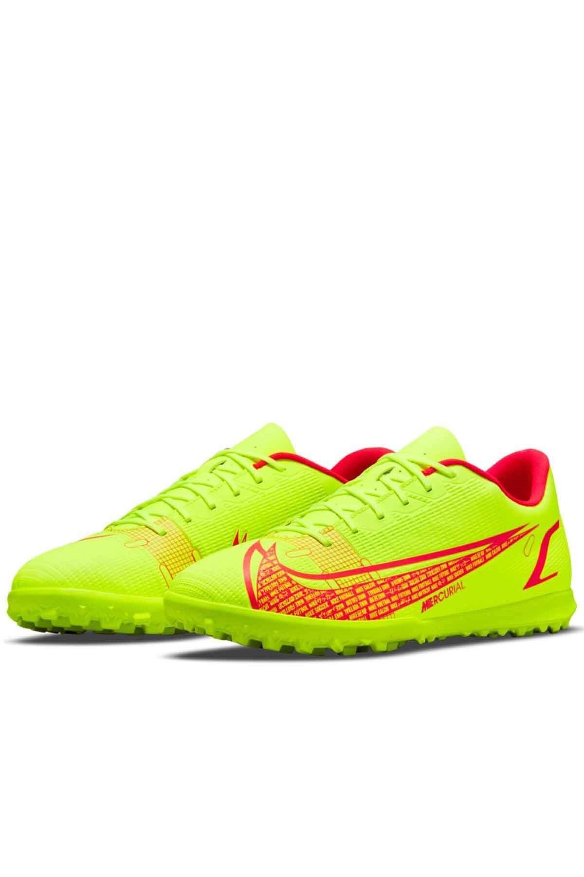 Nike Vapor 14 Club Tf Erkek Halı Saha Ayakkabı Cv0985 760-sarı