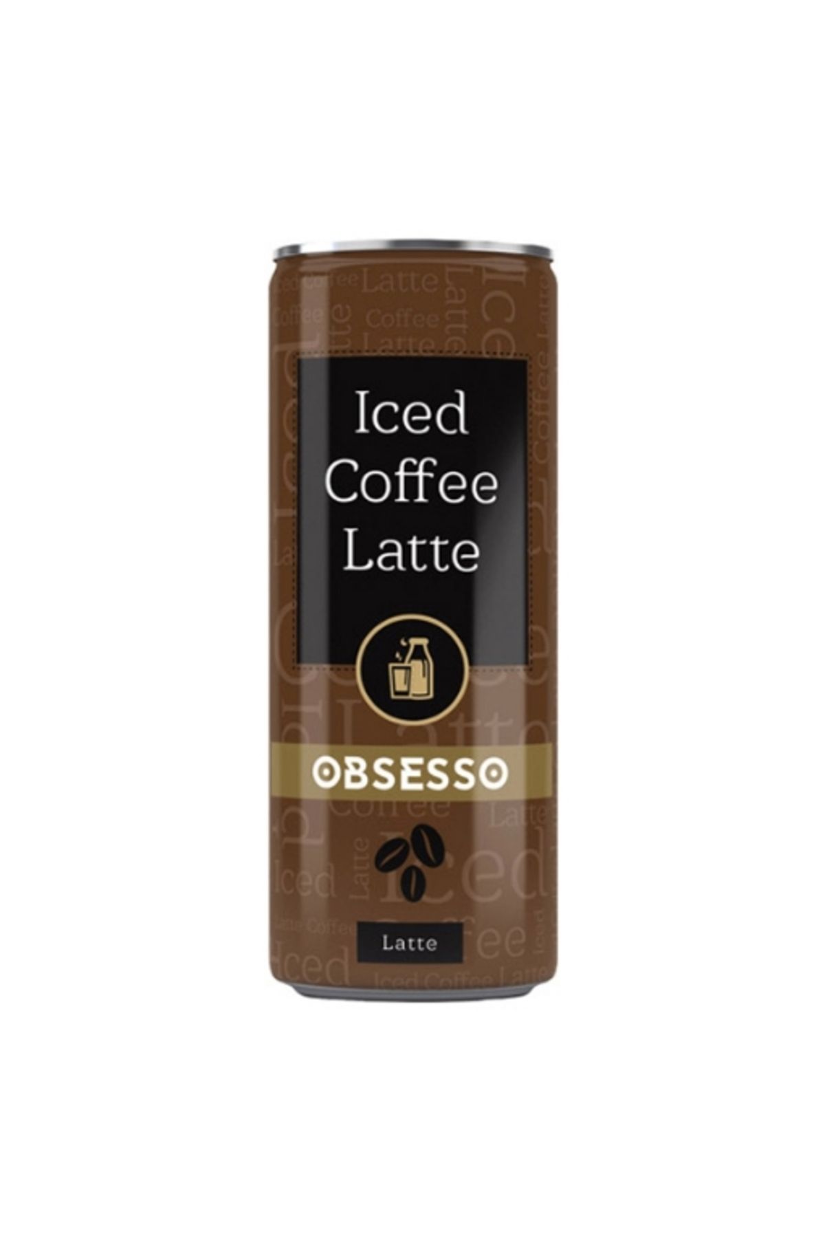 OBSESSO Soğuk Kahve Latte Teneke 250 ml (24'LÜ)