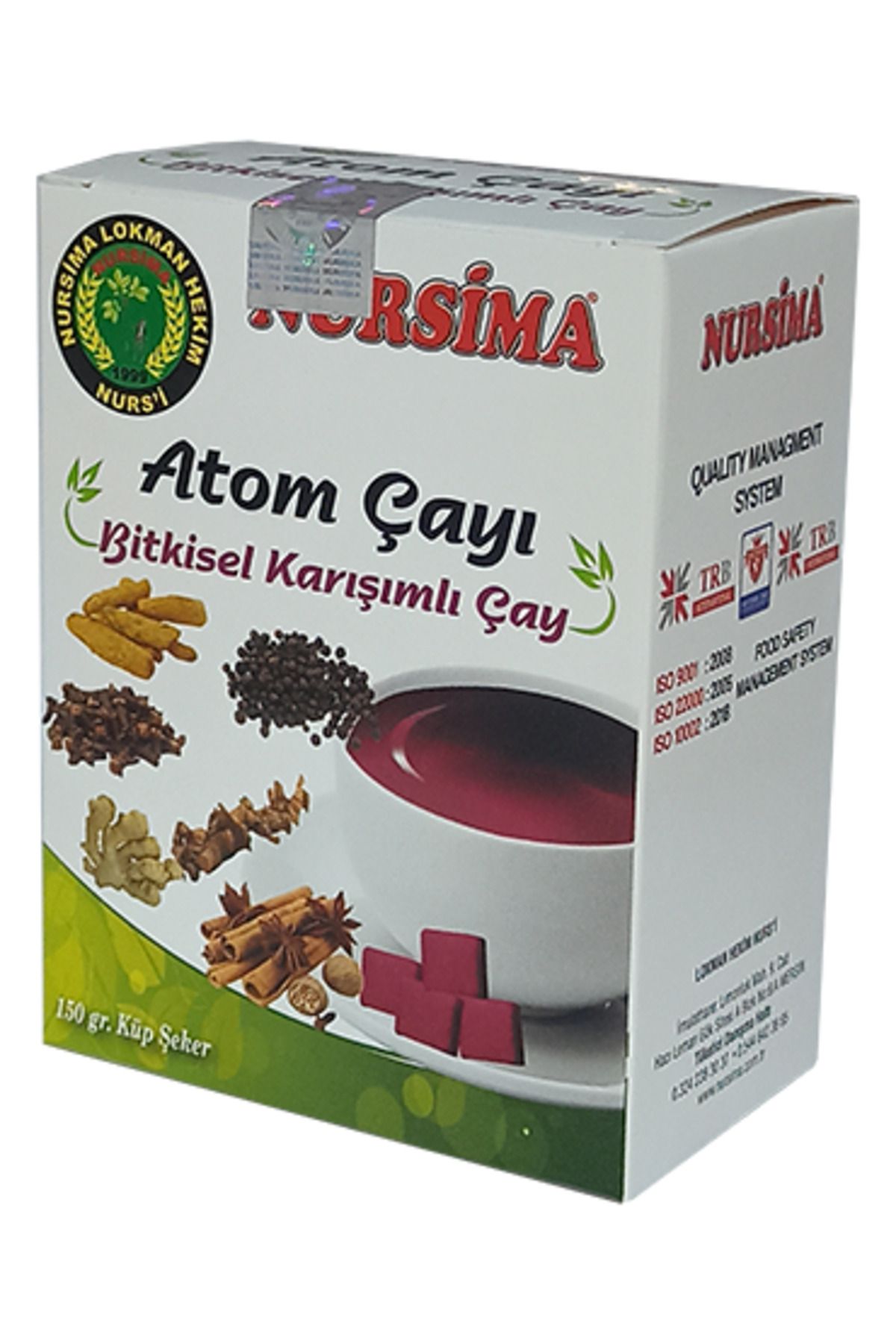 Nursima Atom Çayı Bitkisel Karışımlı Çay 150 Gr