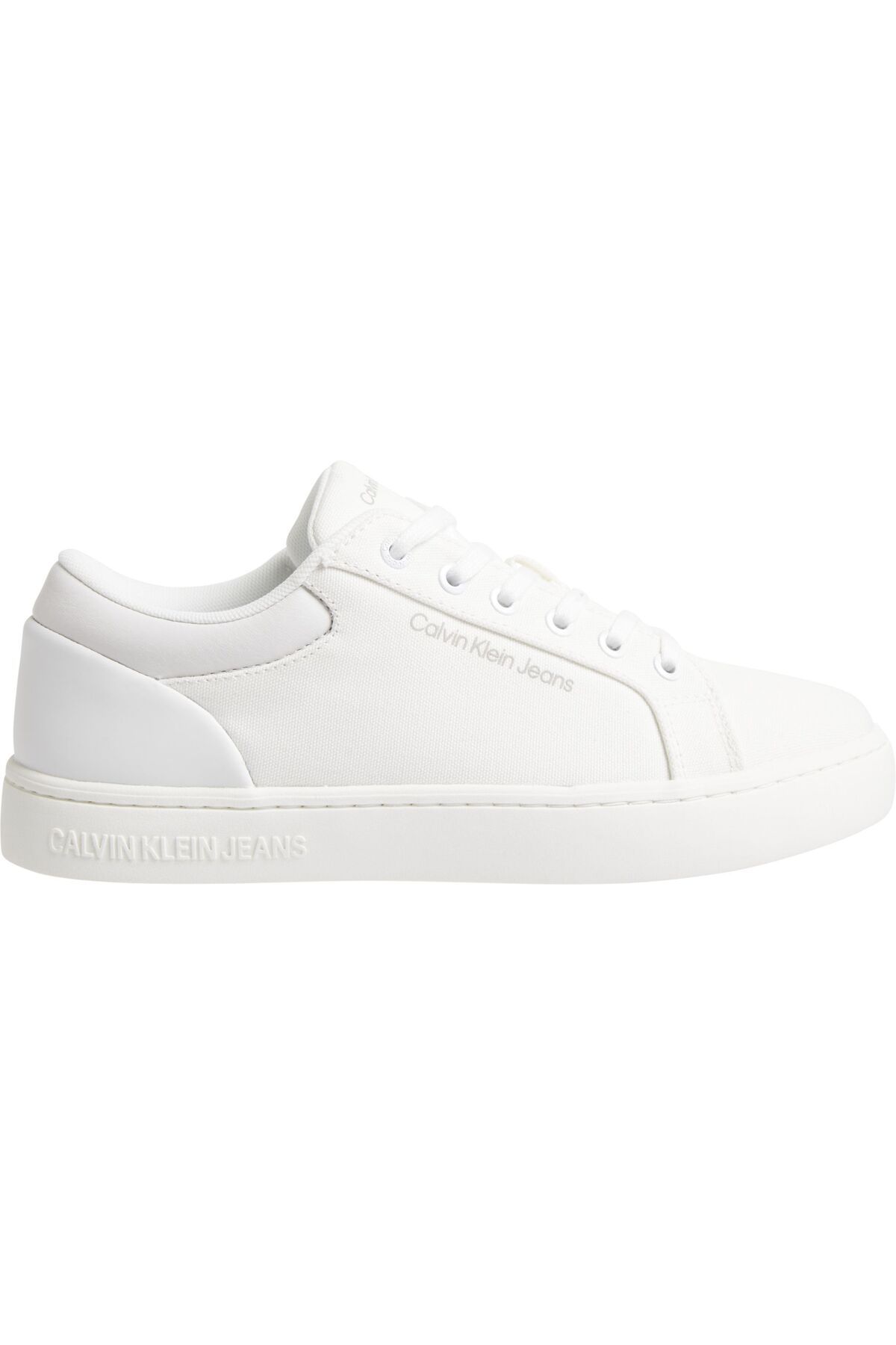 Calvin Klein Erkek Beyaz Logo Detaylı Ayakkabı
