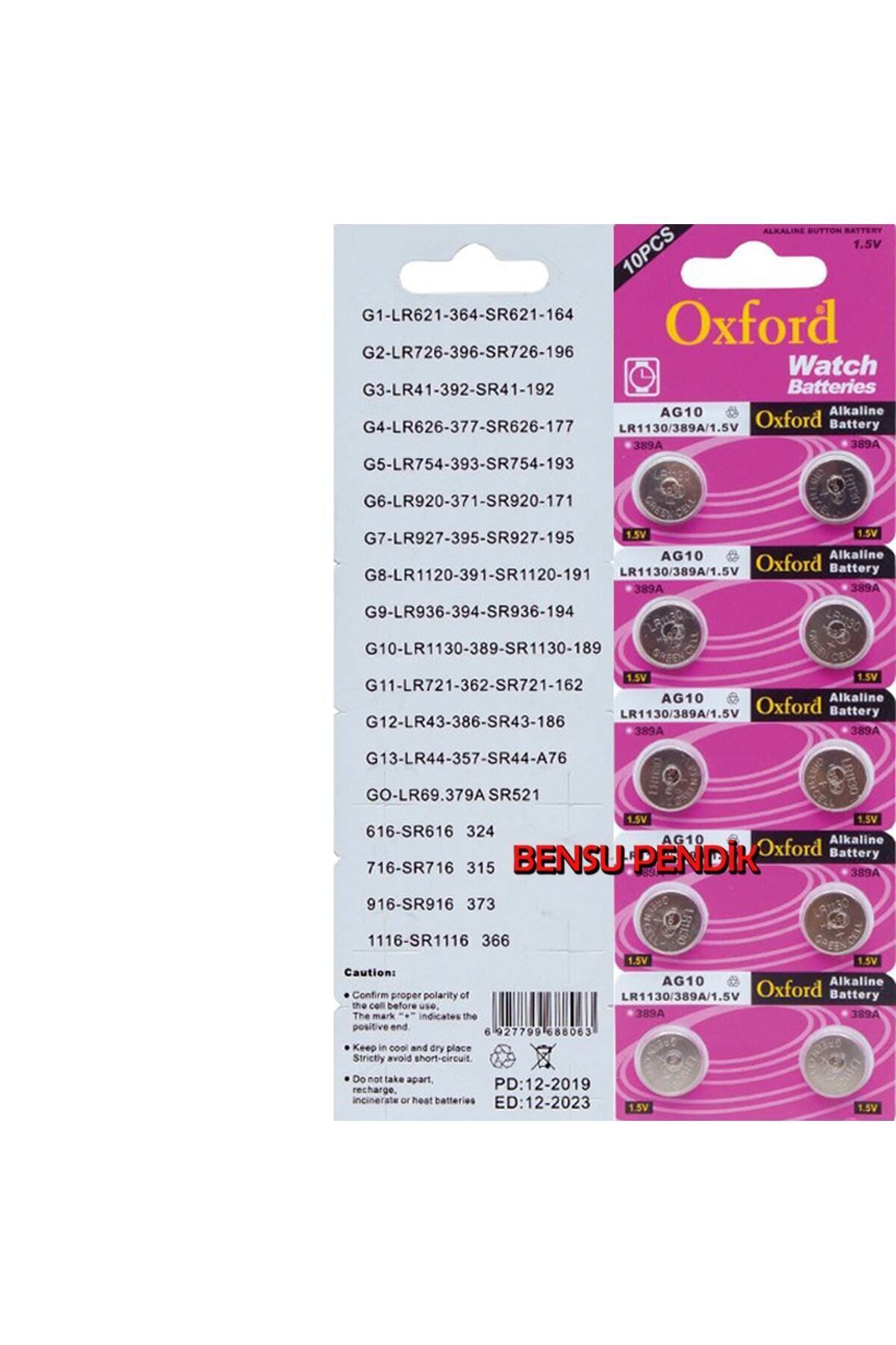 Powermaster 10 Adet Taze Ag10 Pil Lr54 Pil Lr1130 Pil Lr1131 Pil L1131h Pil 189 Pil 389 Pil 390 Swatch Pili