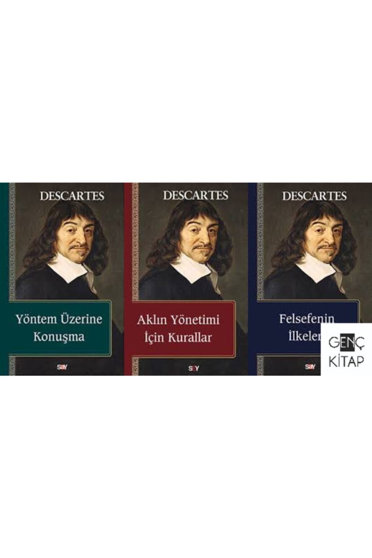 Say Yayınları Descartes 3 Kitap Set Yöntem Üzerine Konuşma - Aklın Yönetimi Için Kurallar - Felsefenin Ilkeleri