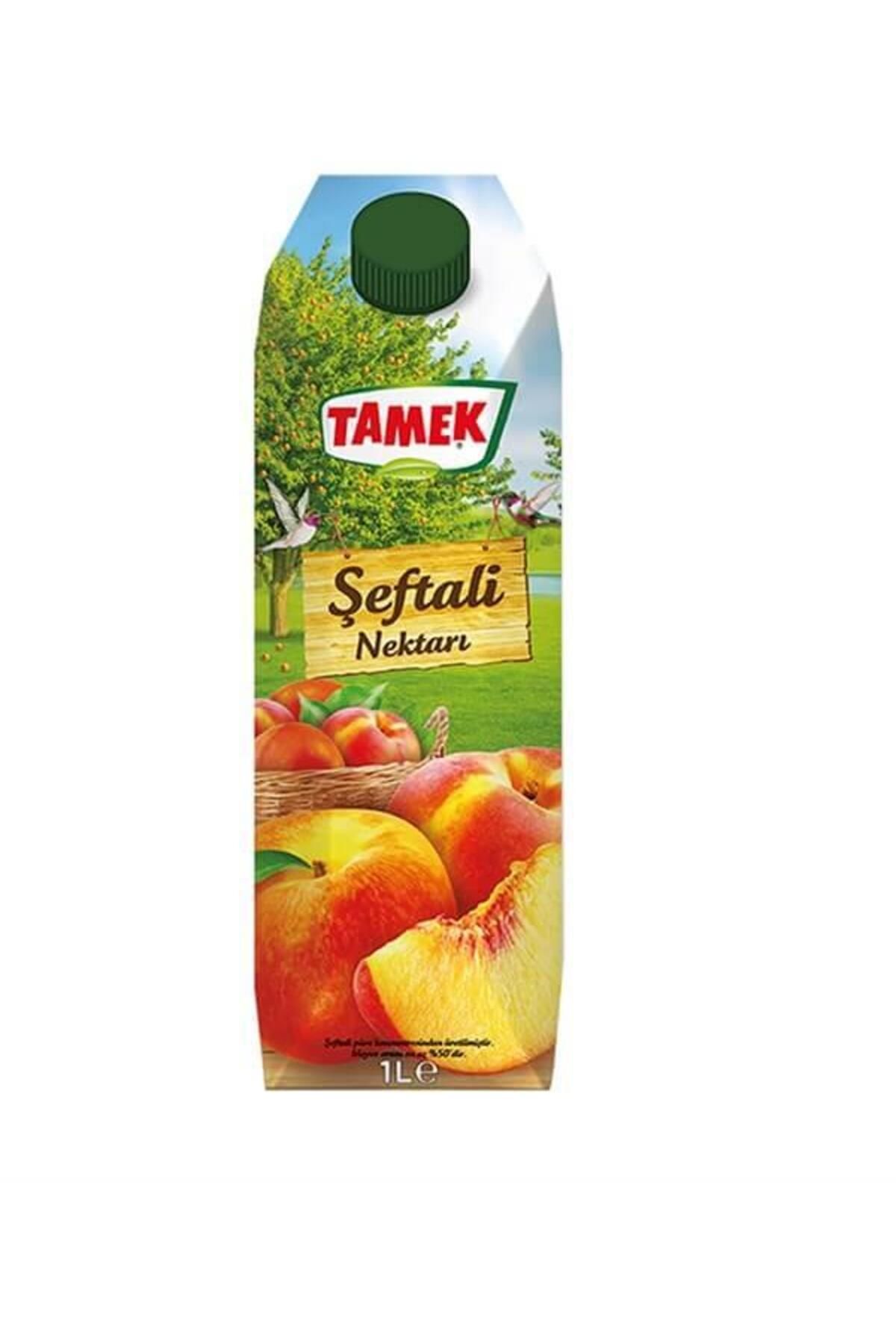 TAMEK Şeftali Nektarı 1 Lt. (12'Lİ)