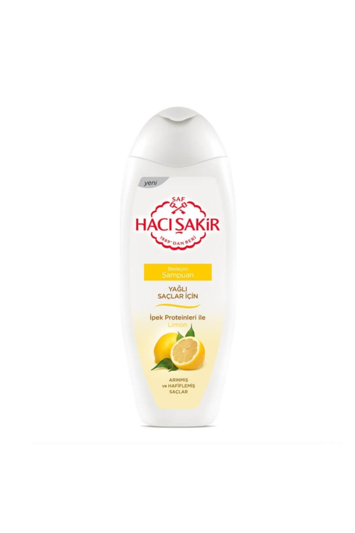 Hacı Şakir Yağlı Saçlar için Limon Besleyici Şampuan 500 ml