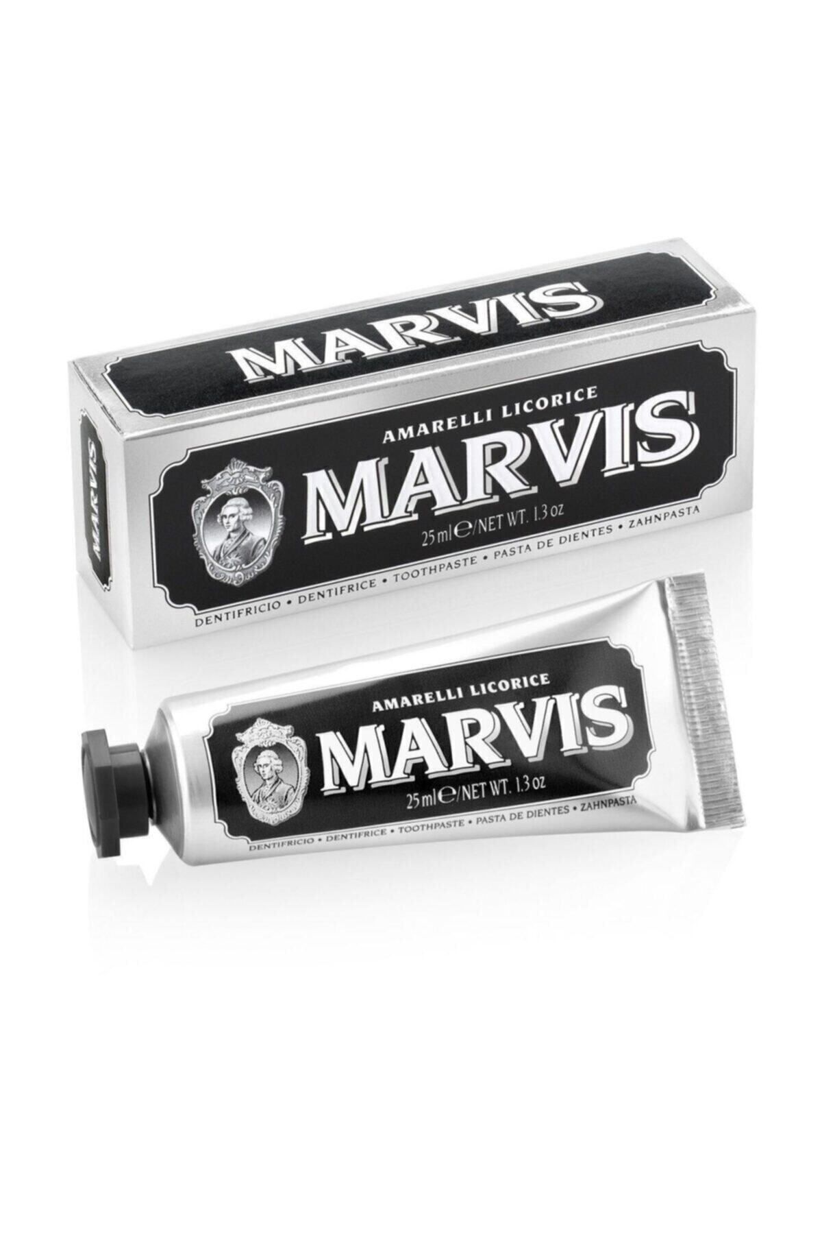 Marvis Amarelli Licorice Mint Meyankökü Ve Nane Aromalı Diş Macunu 25 ml