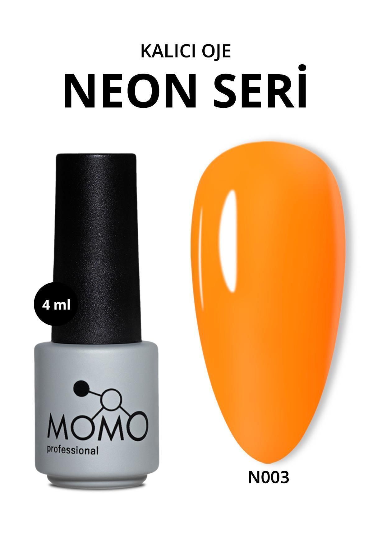 MOMO professional Kalıcı Oje N003, Neon Turuncu, 4 ml