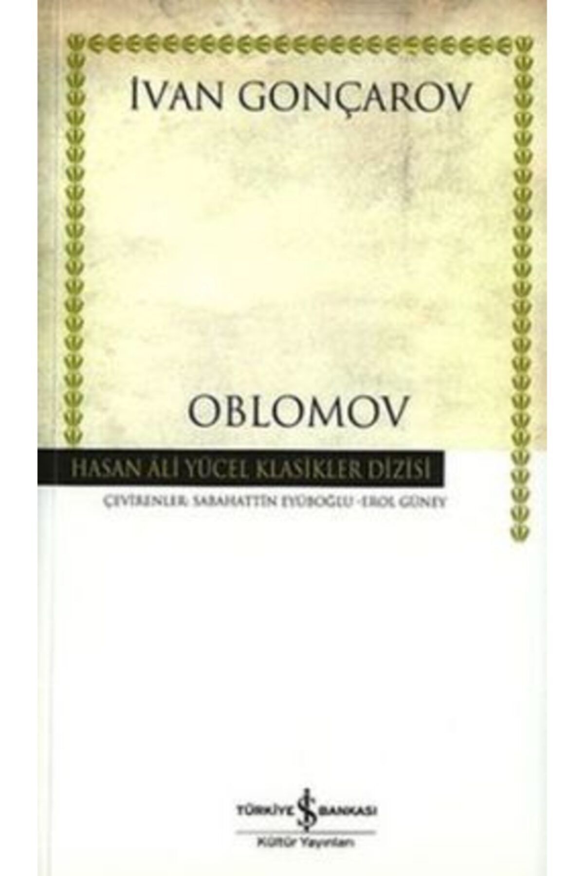 Türkiye İş Bankası Kültür Yayınları Oblomov - Ciltli