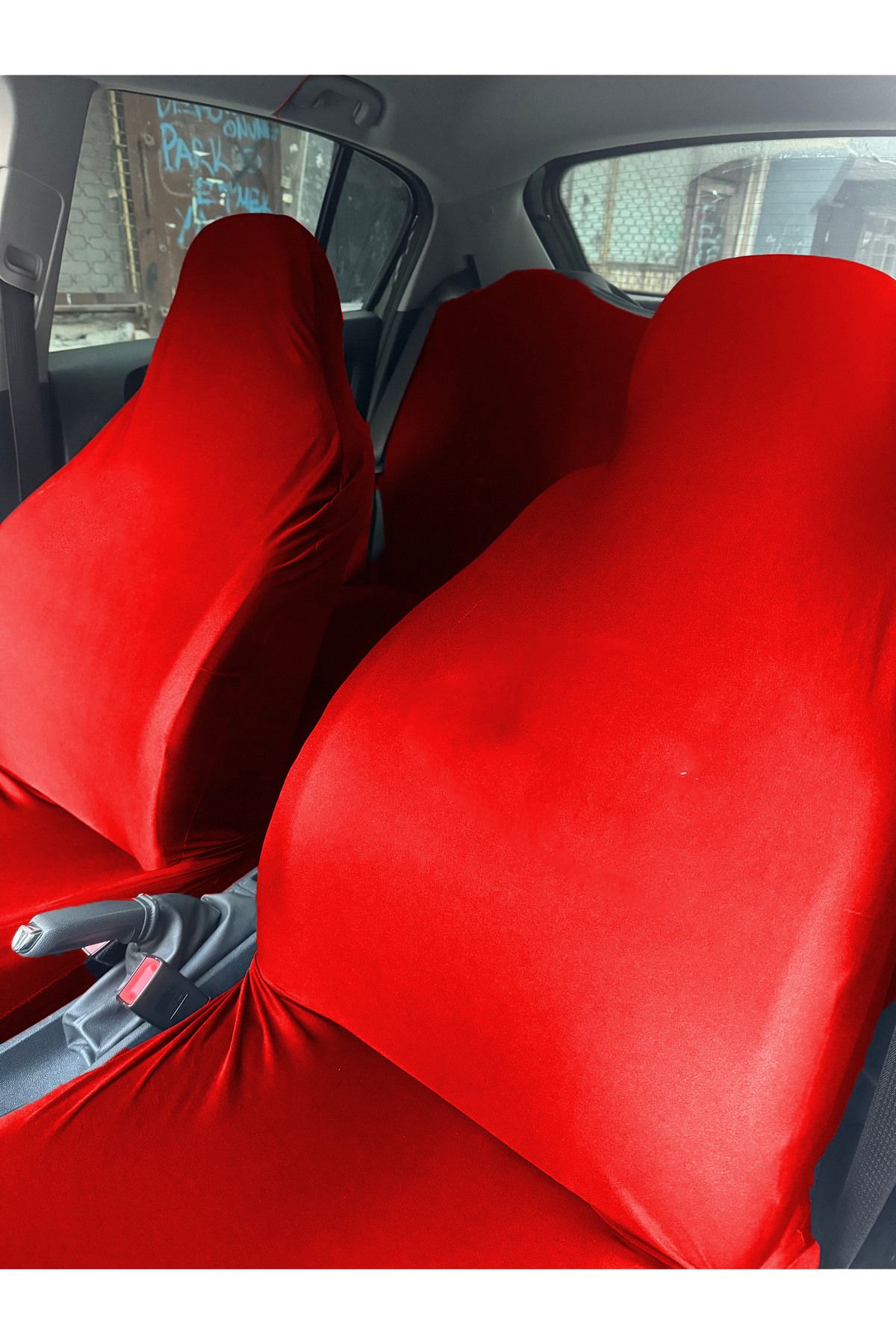 Antwax Peugeot Rifter Penye Oto Koltuk Servis Kılıfı Ön Arka Takım Kırmızı