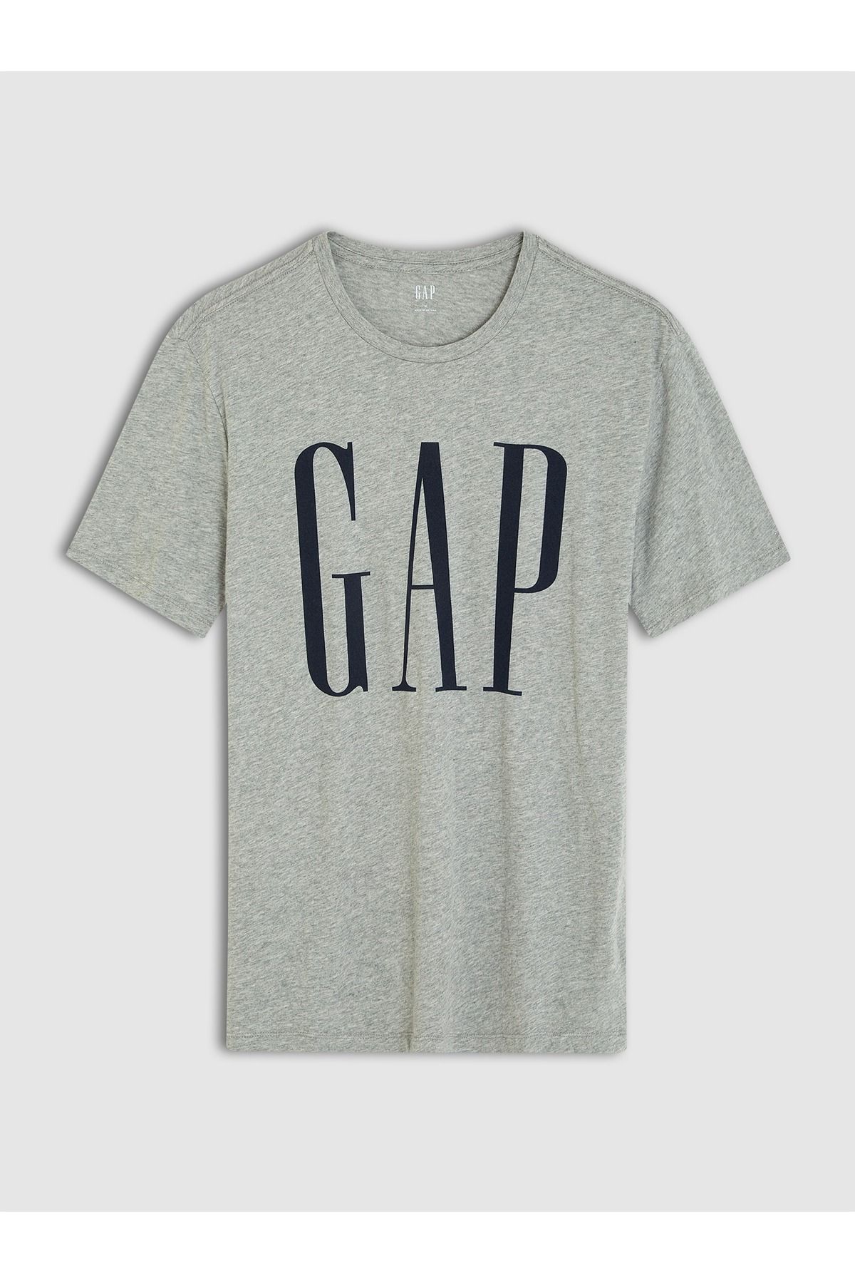 GAP Erkek Gri Logo Kısa Kollu T-shirt