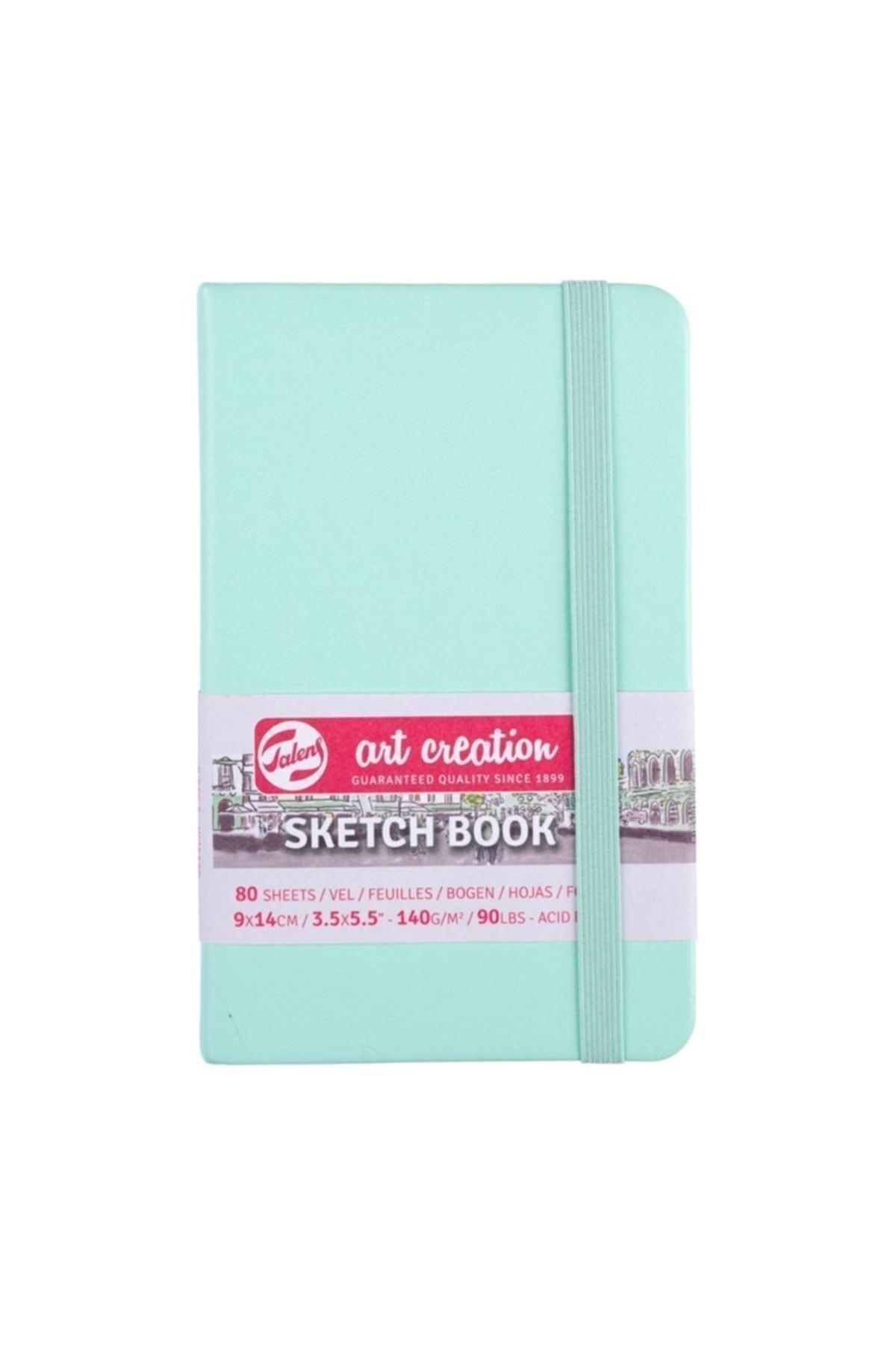 Genel Markalar Sketchbook Sert Kapak Eskiz Defteri 140 gr 9x14 Cm 80 Yp Fresh Mınt