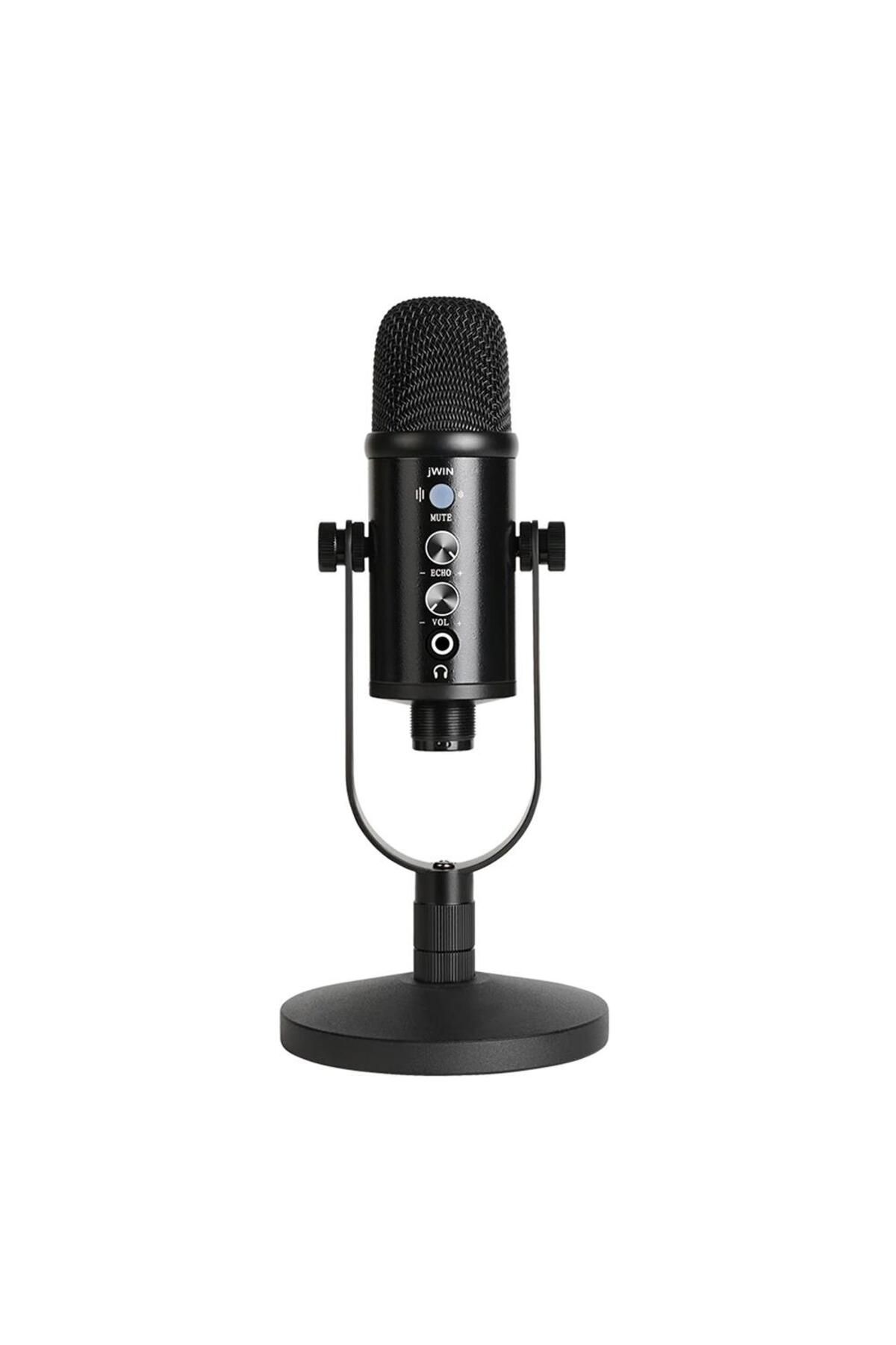 JWIN Rm-12 Profesyonel Usb Kayıt Kondenser Mikrofon Stüdyo Mikrofonu