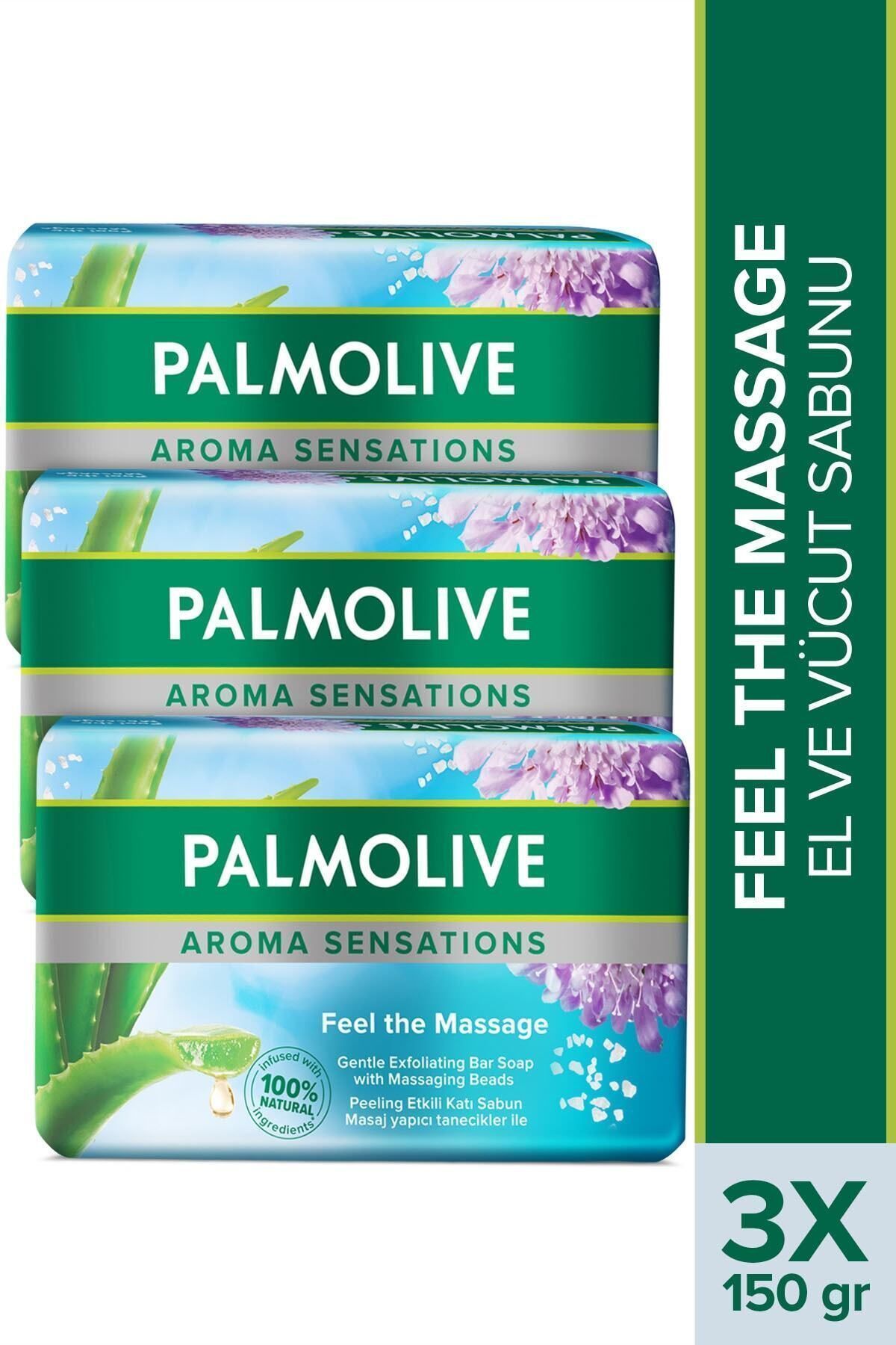 Palmolive Aroma Sensations Feel The Massage El ve Vücut Sabunu 3 x 150 gr