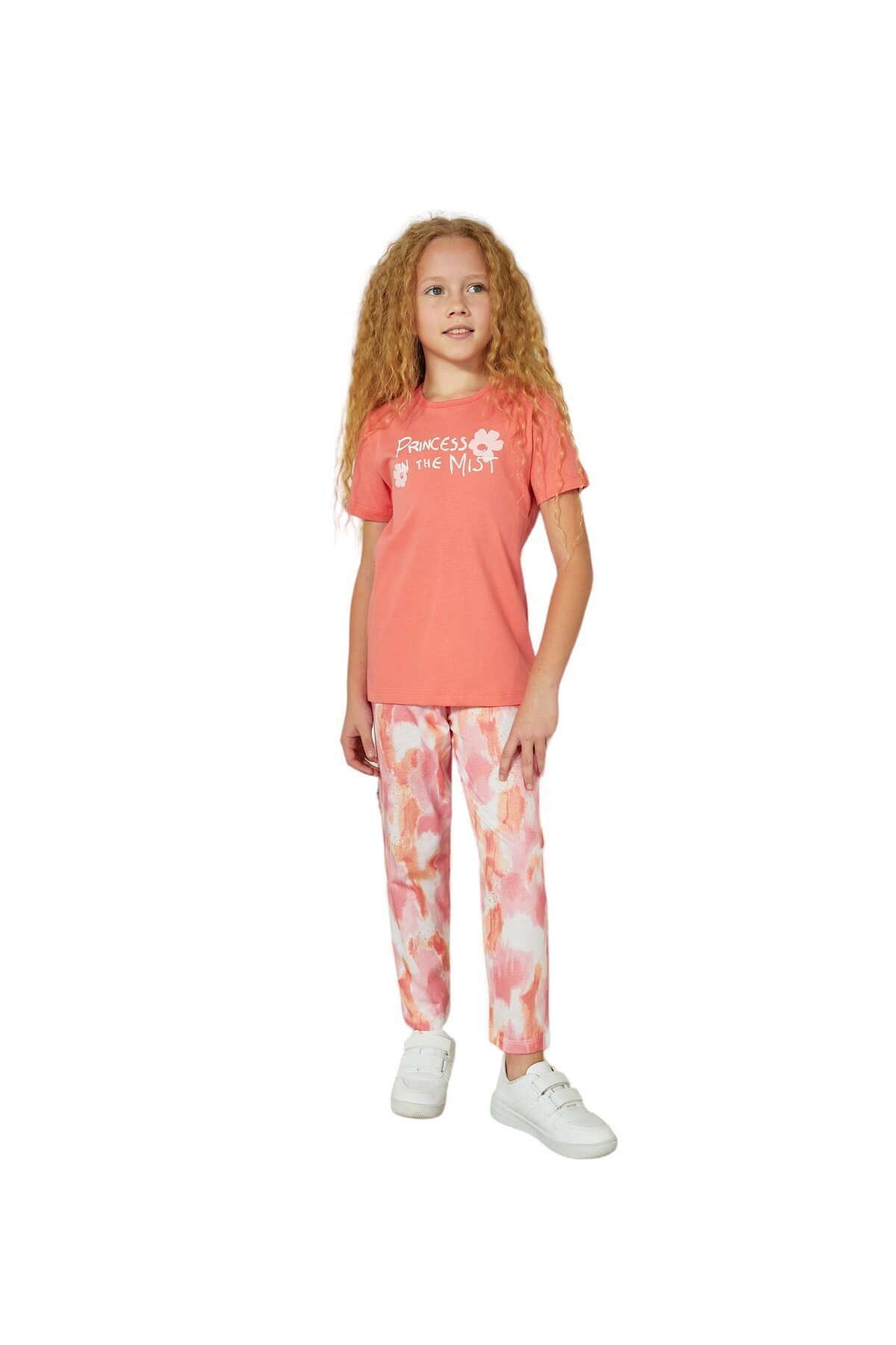 Weweus Pembe Kız Çocuk Pijama Takımı 826