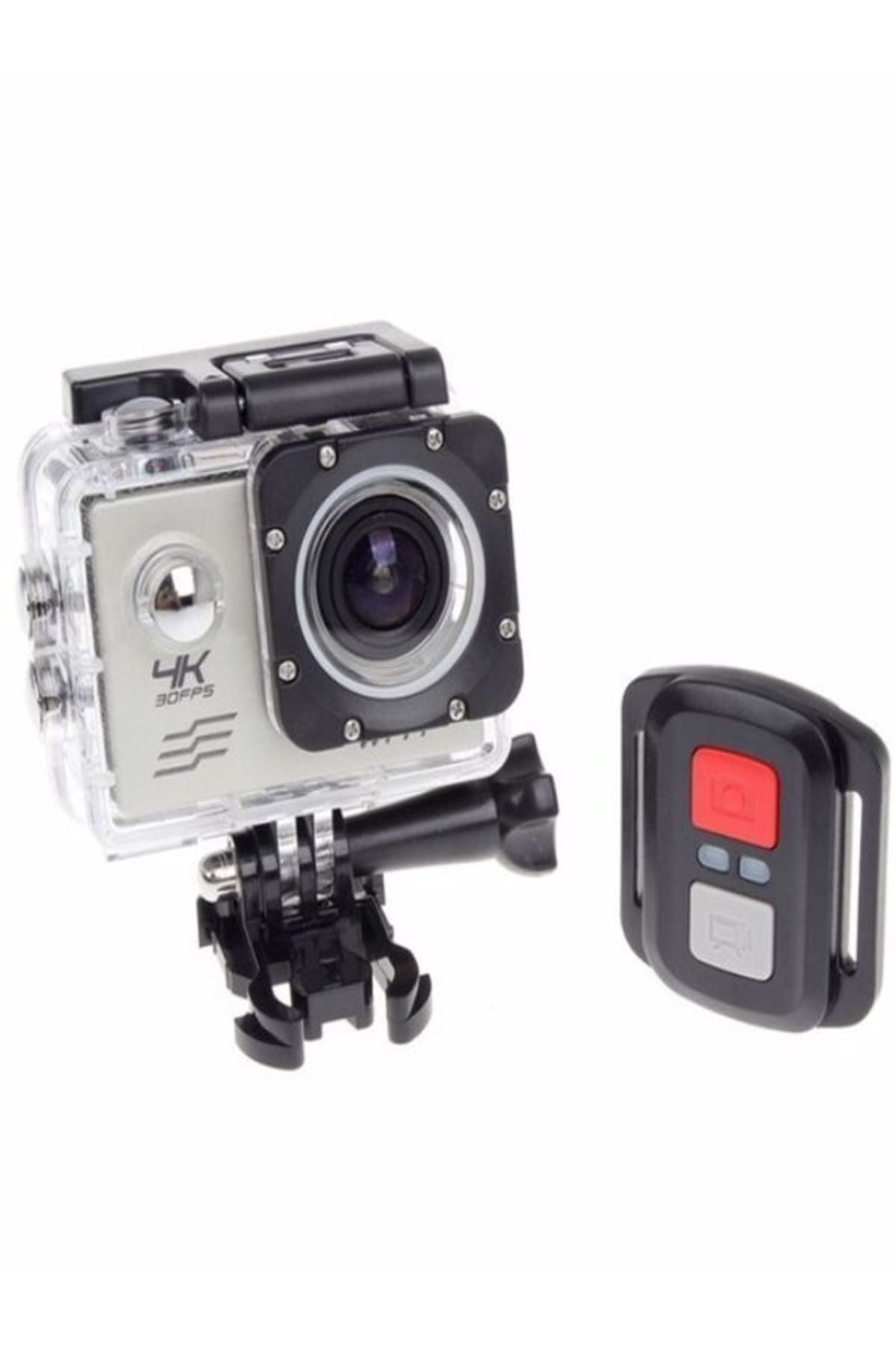 Genel Markalar Kask Kamerası 170 Derece 16mp 4k Ultra Hd Wifi Aksiyon Kamerası Kumandalı Kamera