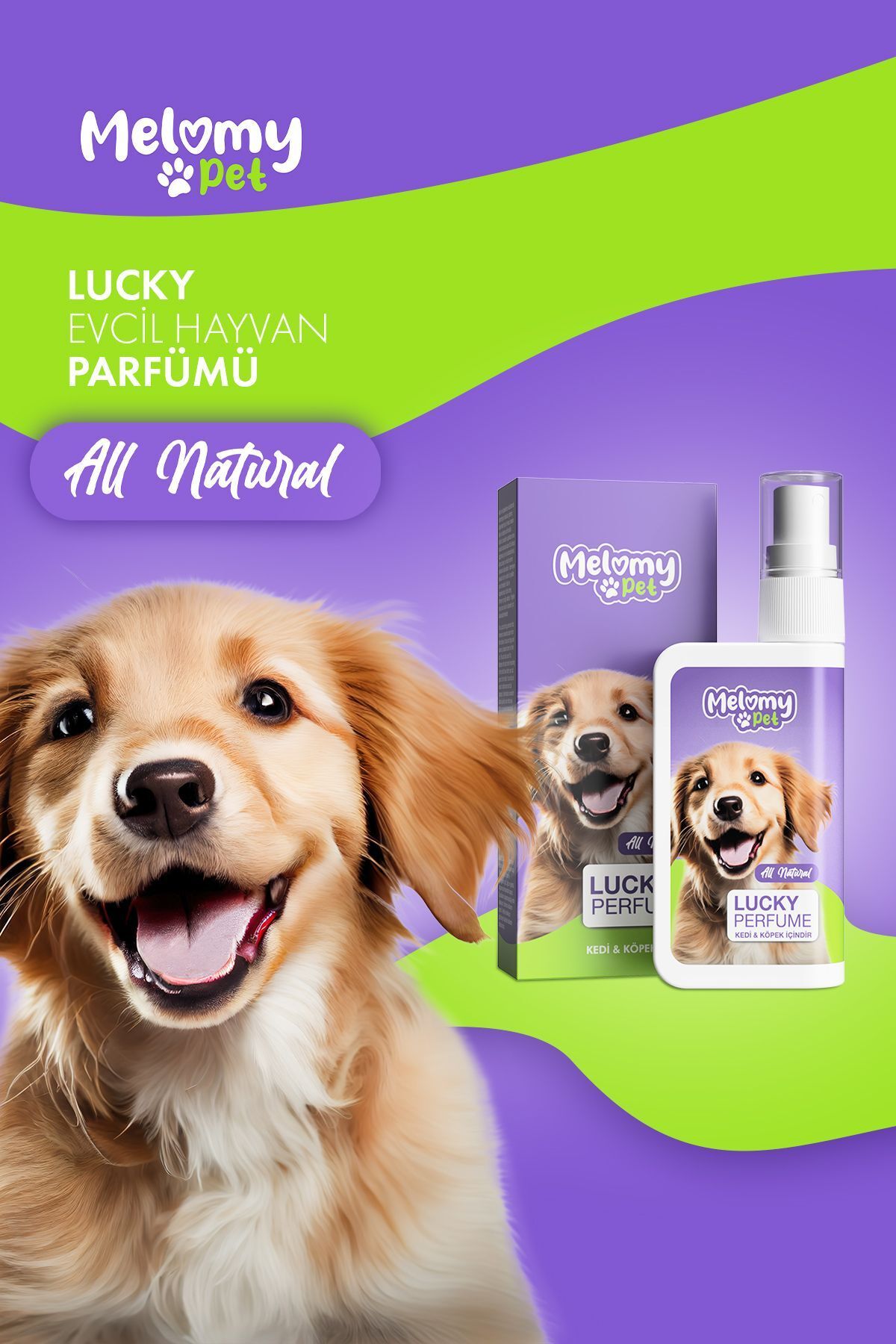 Melomy Kedi & Köpek Parfümü Lucky- 50 ml