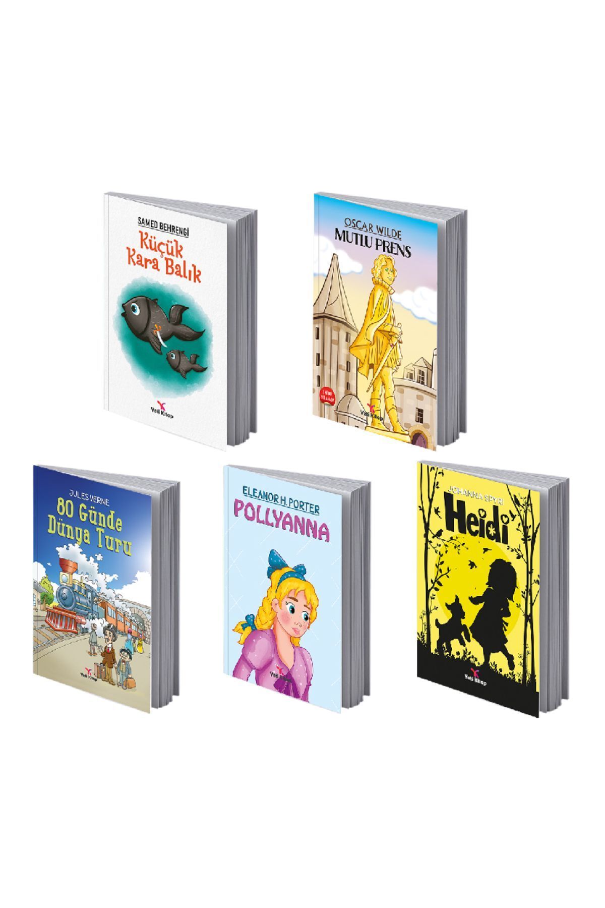 yeti kitap 9-12 Yaş Çocuk Klasikleri 5 Kitap - Meb Tavsiyeli - 100 Temel Eser Okuma Takip Ayracı