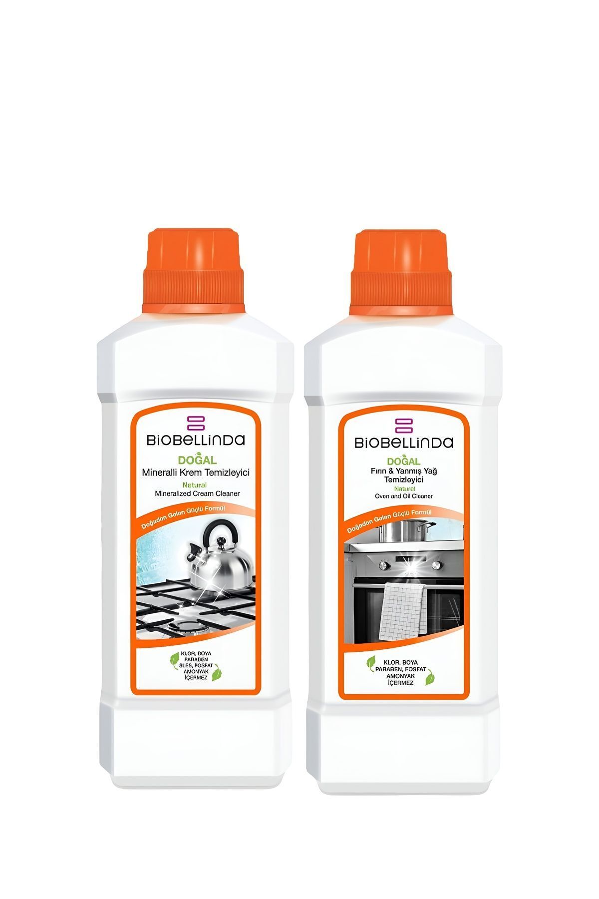 BioBellinda Ev Temizlik Ürünleri 2'li Mutfak Paketi 700 750 ml
