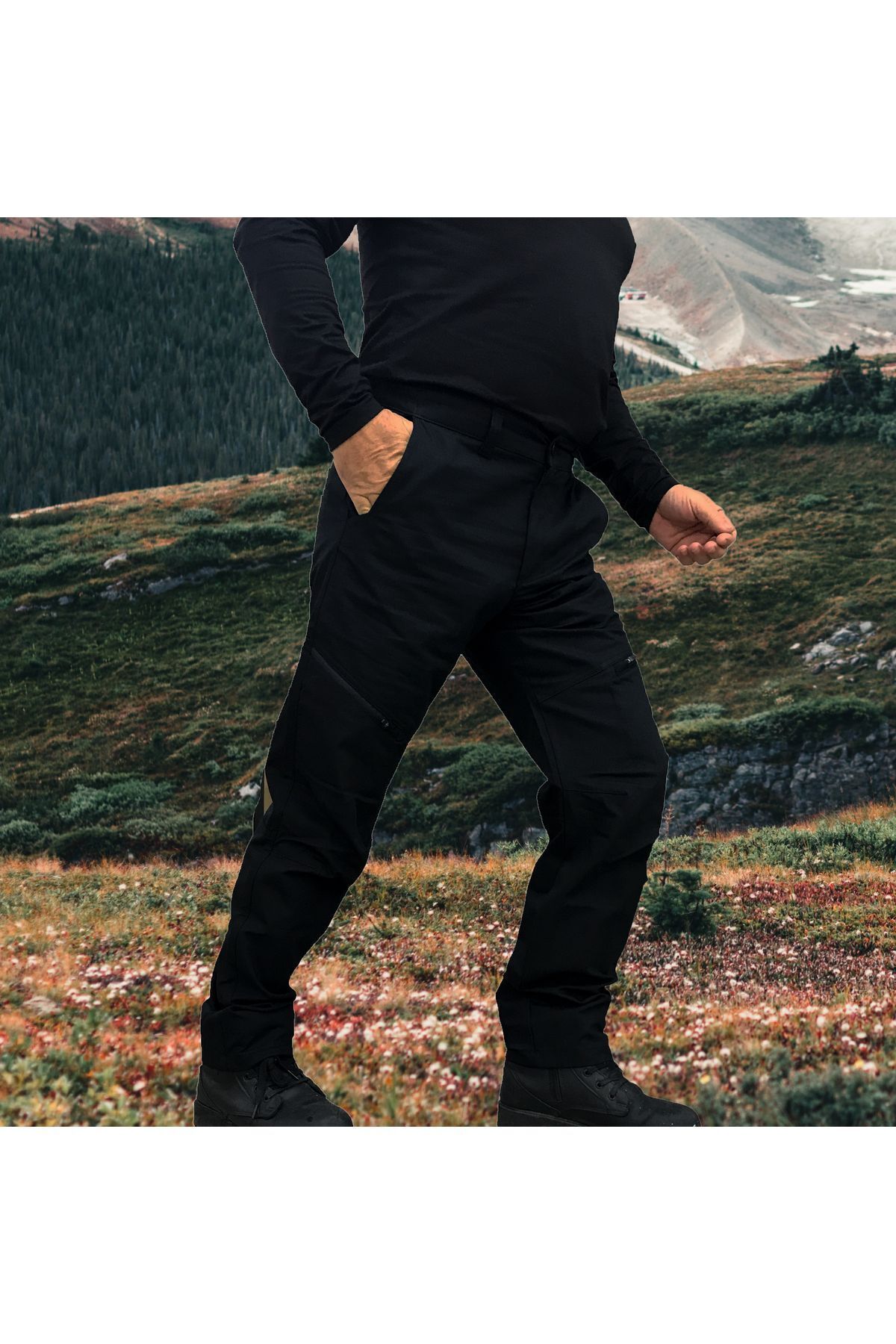 OSTORM O'storm Siyah Renk Zoro Erkek Ripstop Yırtılmaz Tactical (TAKTİK) Pantolon %100 Polyester