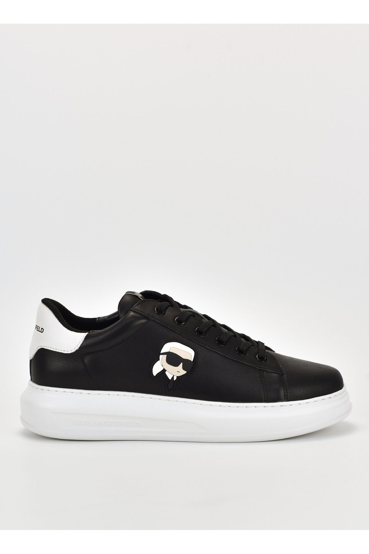 Karl Lagerfeld Siyah Erkek Deri SneakerKAPRI MENS Karl NFT Lo Lace