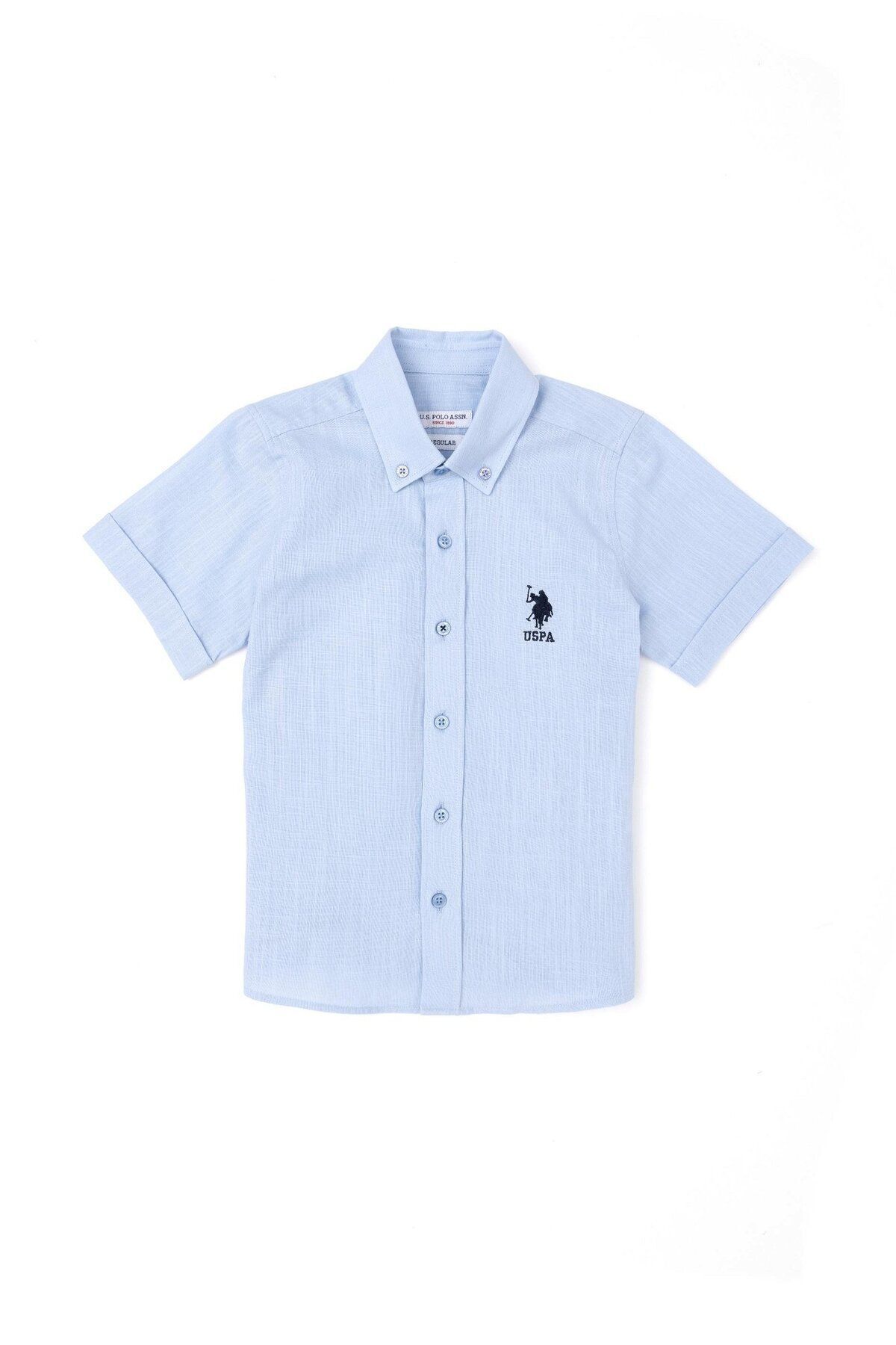 U.S. Polo Assn. Erkek Çocuk Basic Kısa Kollu Gömlek