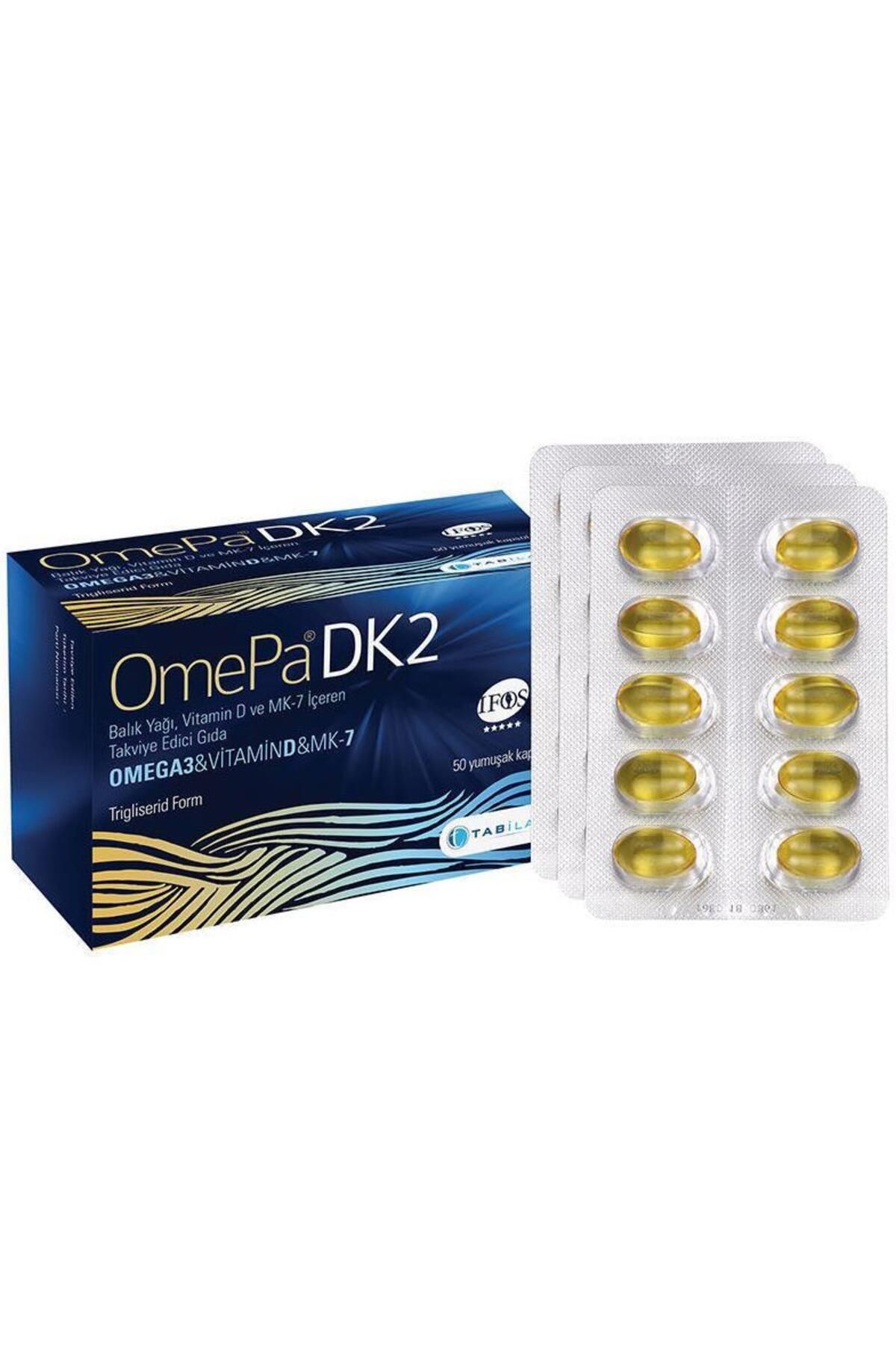 Omepa Dk2 Omega 3 & Vitamin D & Menaq7 50 Yumuşak Kapsül