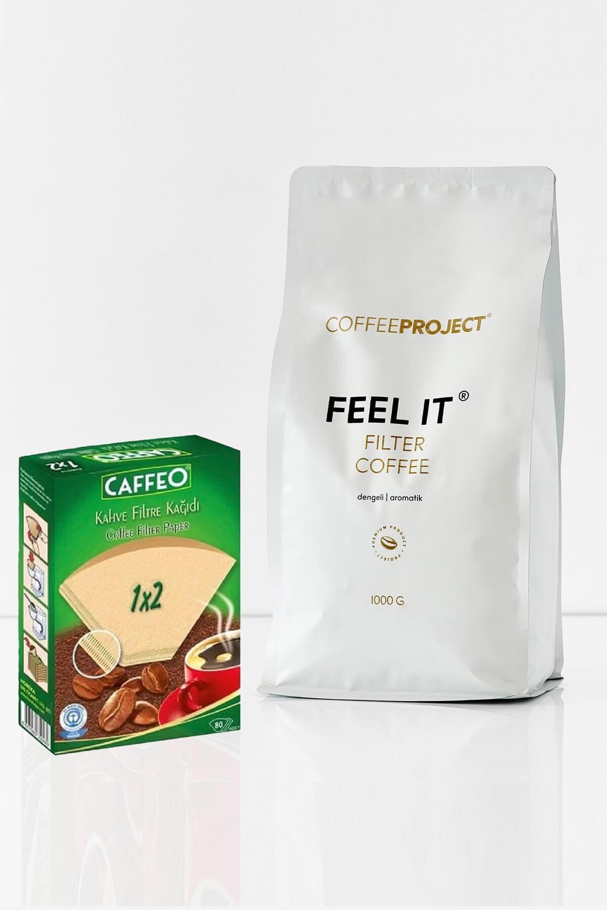 Coffee Project 1 Kg Filtre Kahve + Caffeo Filtre Kağıdı 1x2