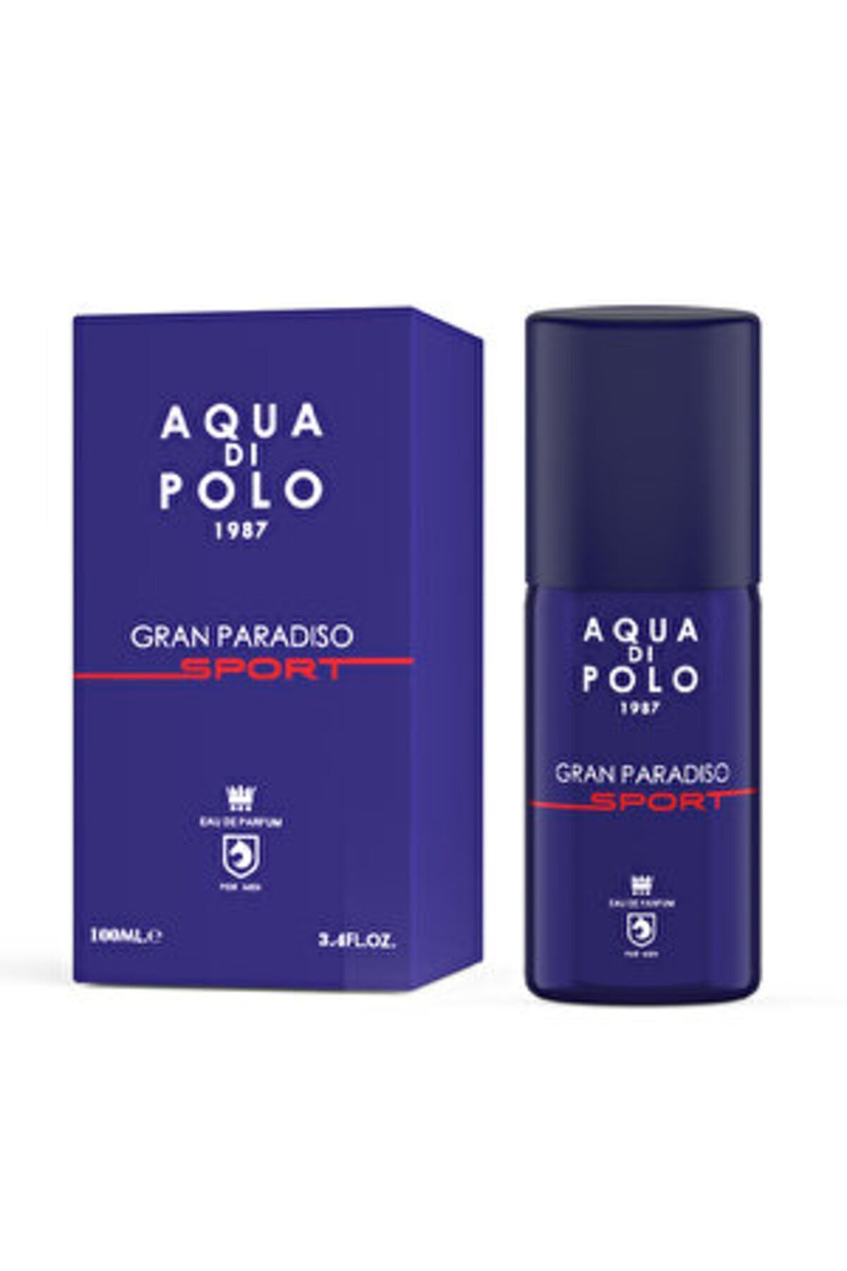 Aqua ( 1 ADET ) Aqua di Polo 1987 Gran Paradiso Sport EDP Erkek Parfüm 100 ml