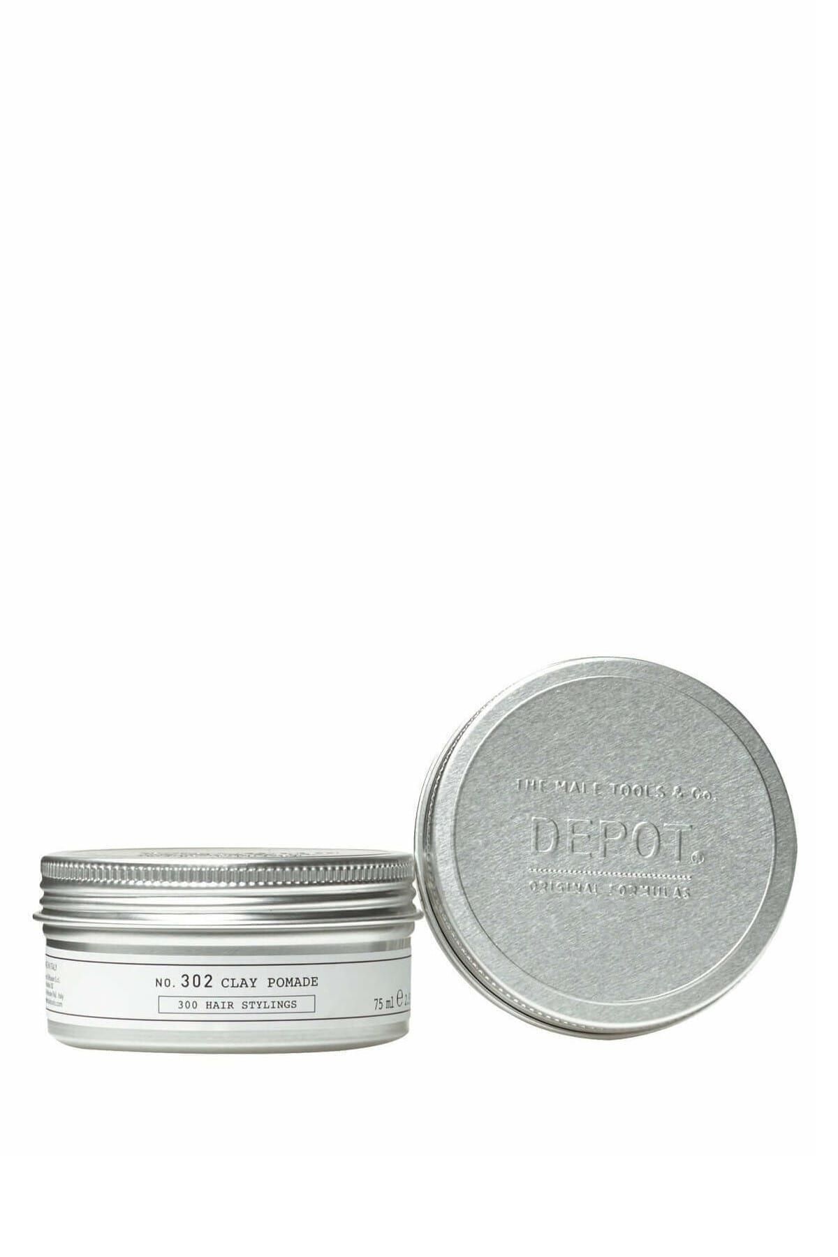 DEPOT No. 302 Clay Pomade Saç Şekillendirici Kil 75 ml