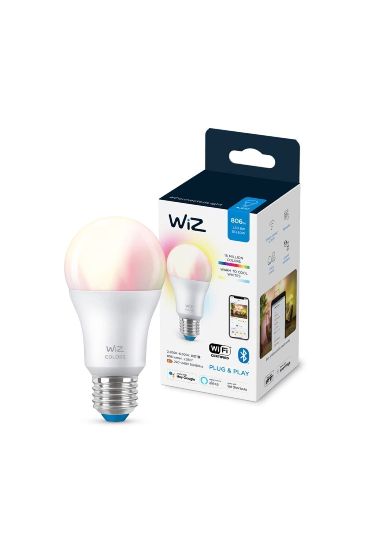 Wiz Philips Wi-fi Ble Ambiyans Rgb 60