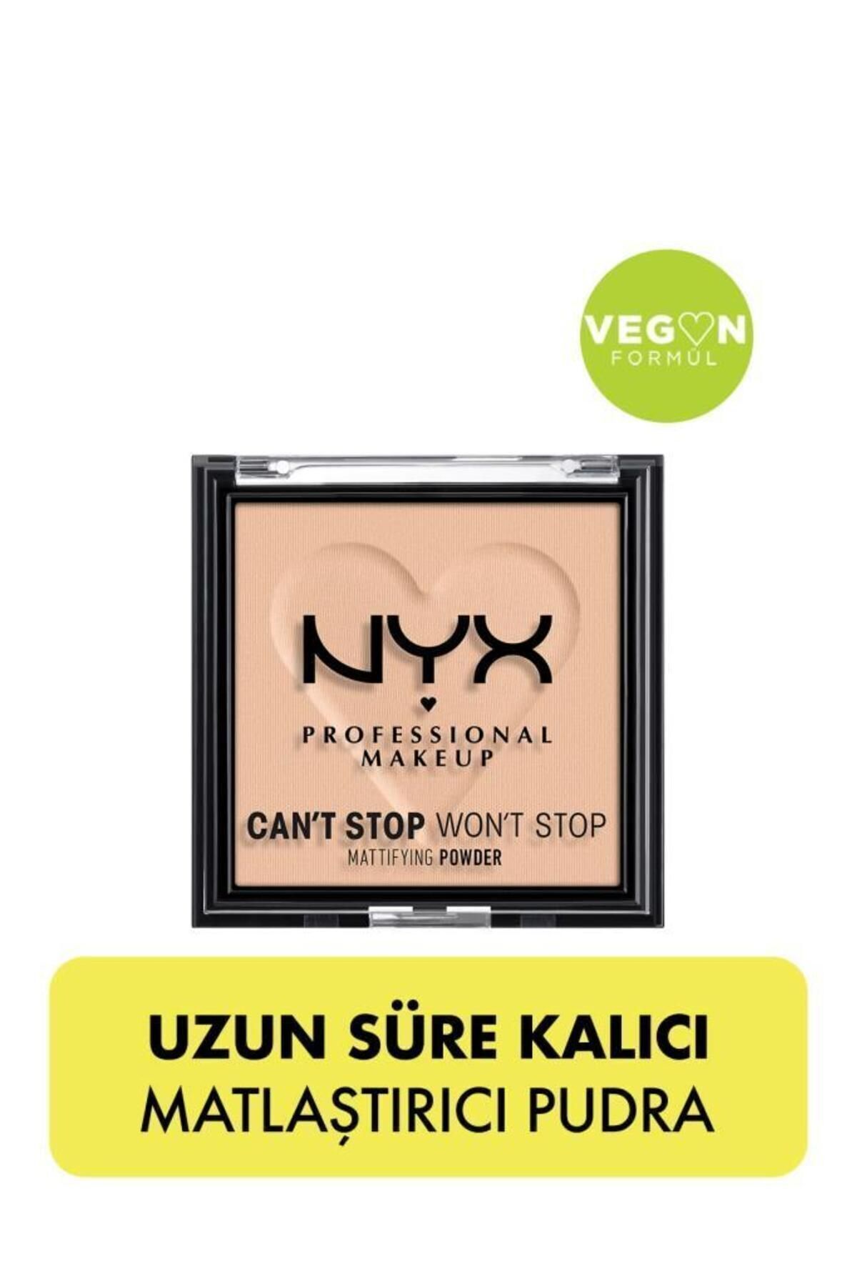 NYX Professional Makeup Can’t Stop Won’t Stop Matlaştırıcı Pudra- Light Medium