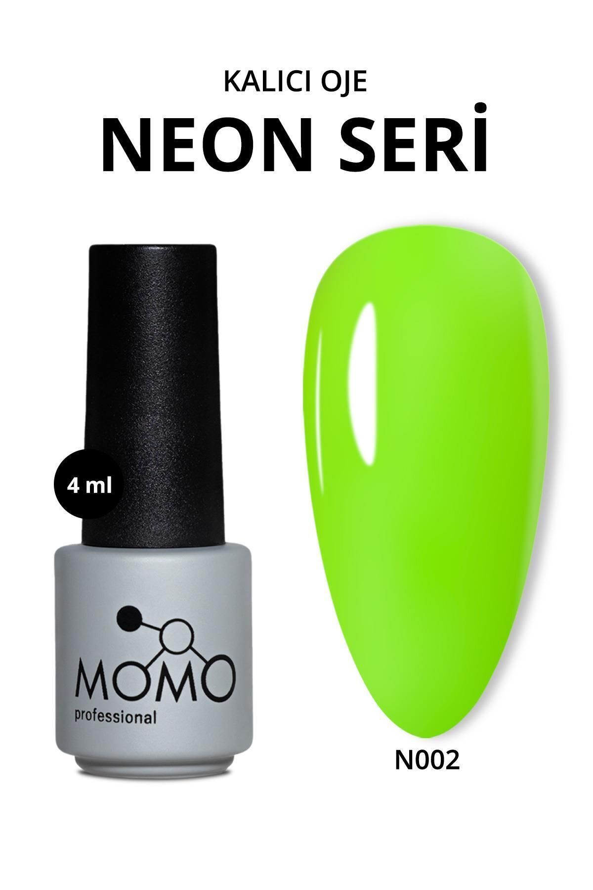 MOMO professional Kalıcı Oje N002, Neon Yeşil, 4 ml