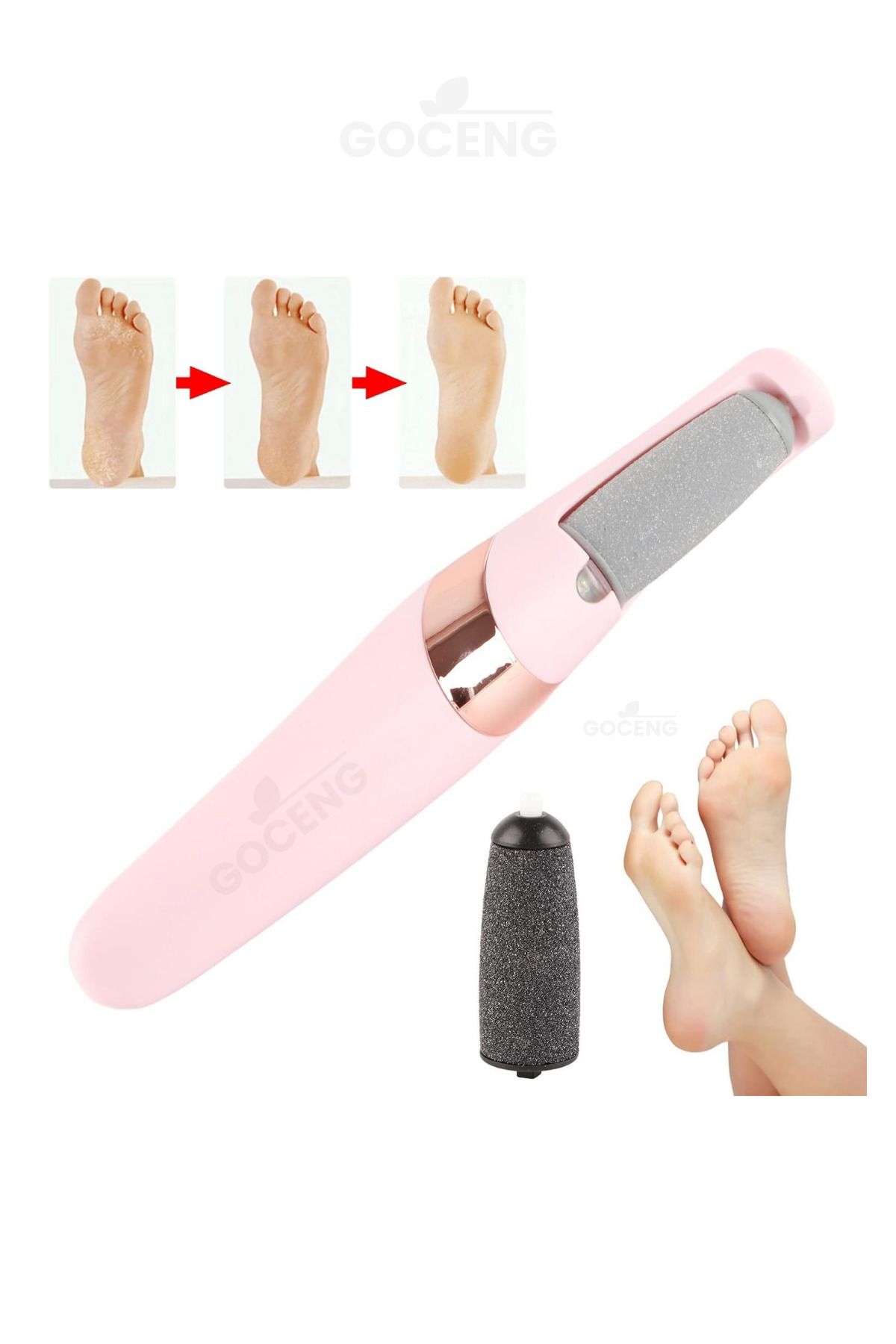 GOCENG ayak bakım törpüsü nasır törpüsü Ayak Bakım Aleti Peeling usb şarjlı