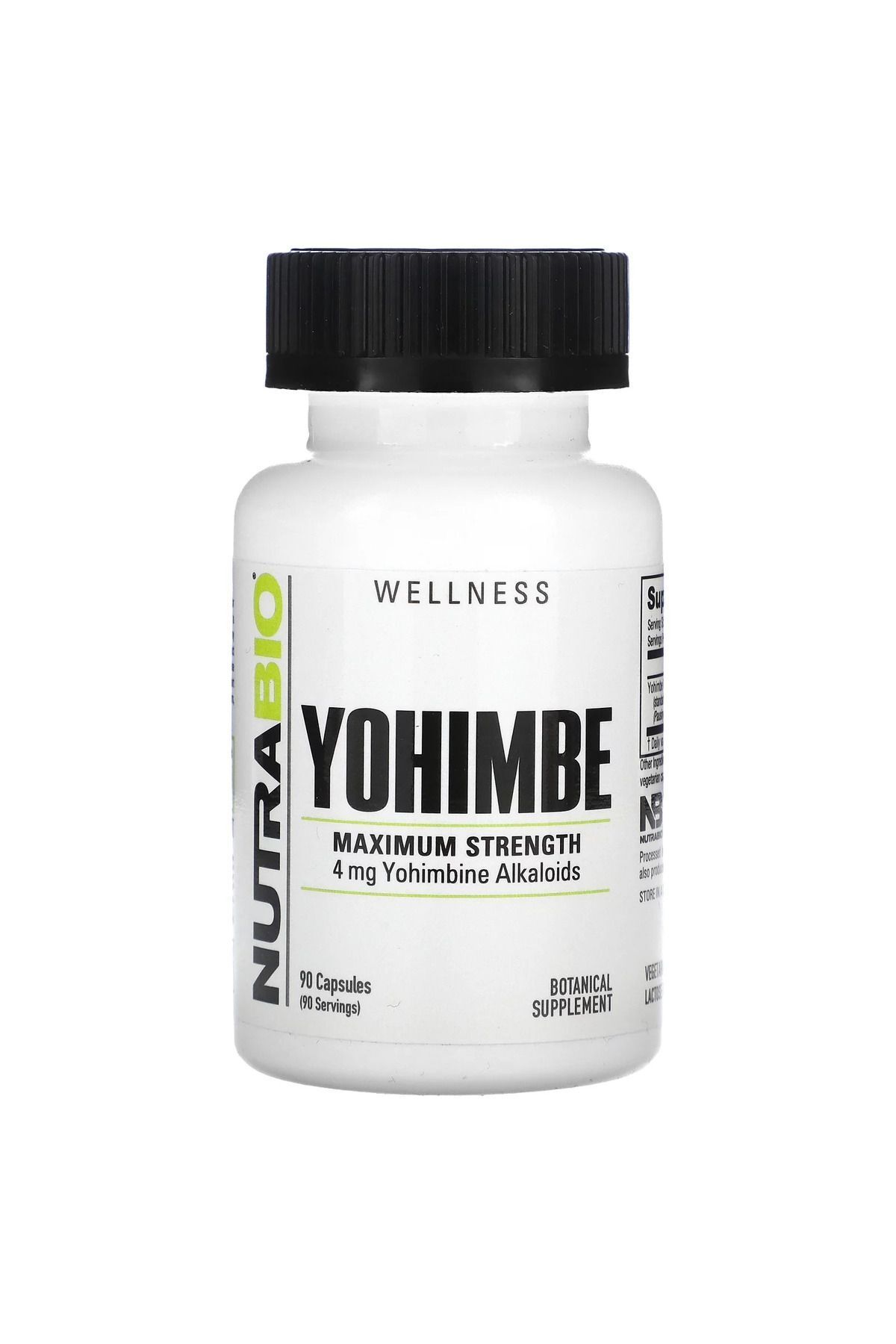 Nutrabio Labs Yohimbine 100 mg 90 Cap