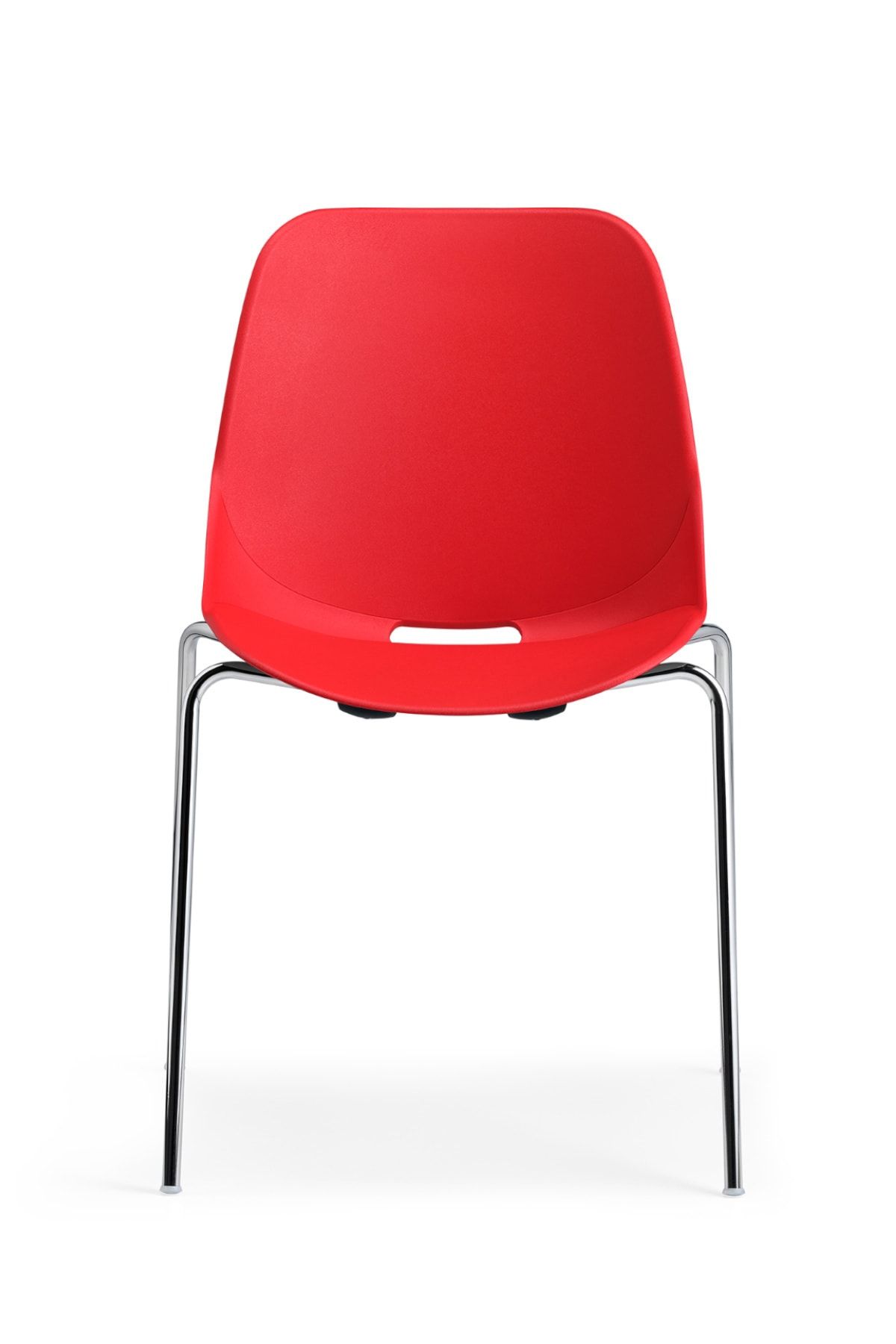 Bürotime Quick Sandalye | Krom Ayak -kırmızı