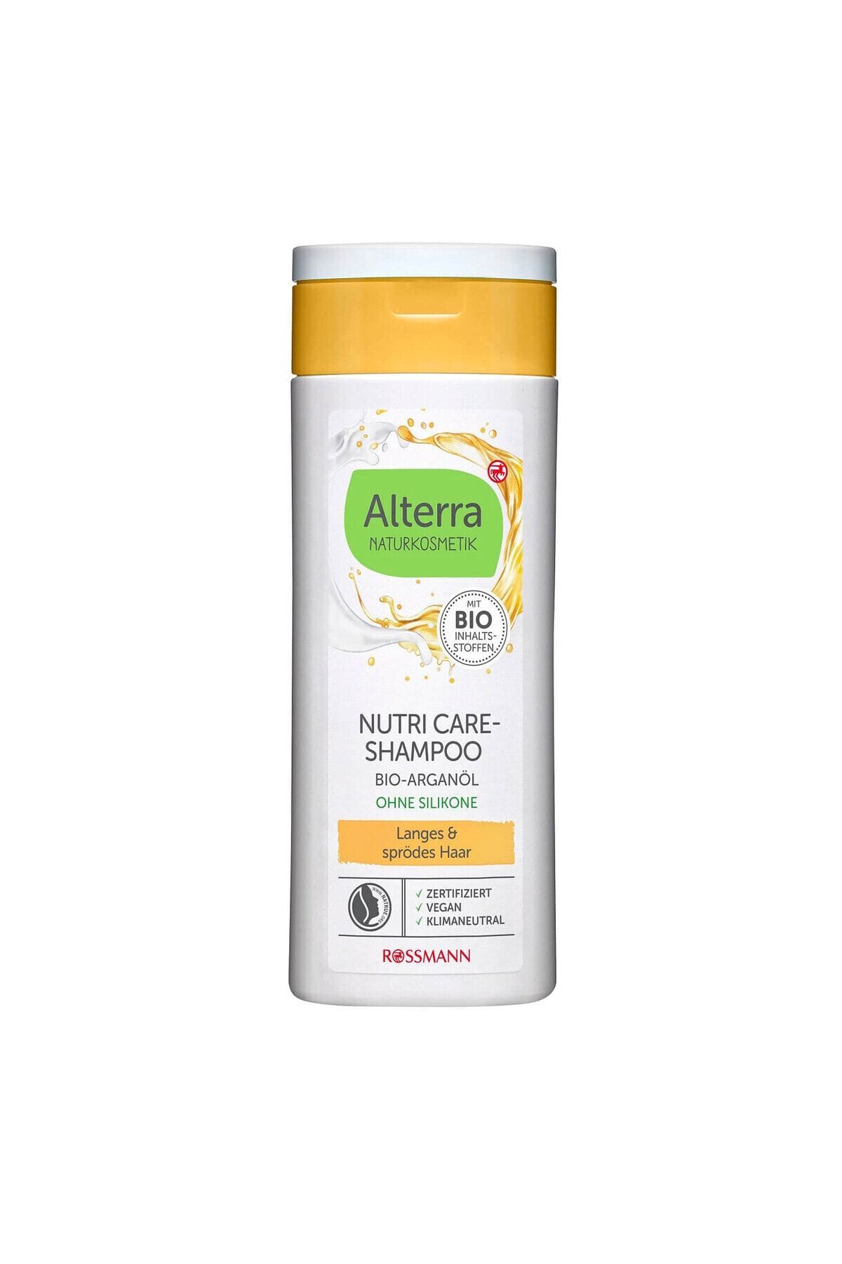 Alterra Vegan Kırılma Karşıtı Argan Yağlı Şampuan- Nutri Care 200 ml