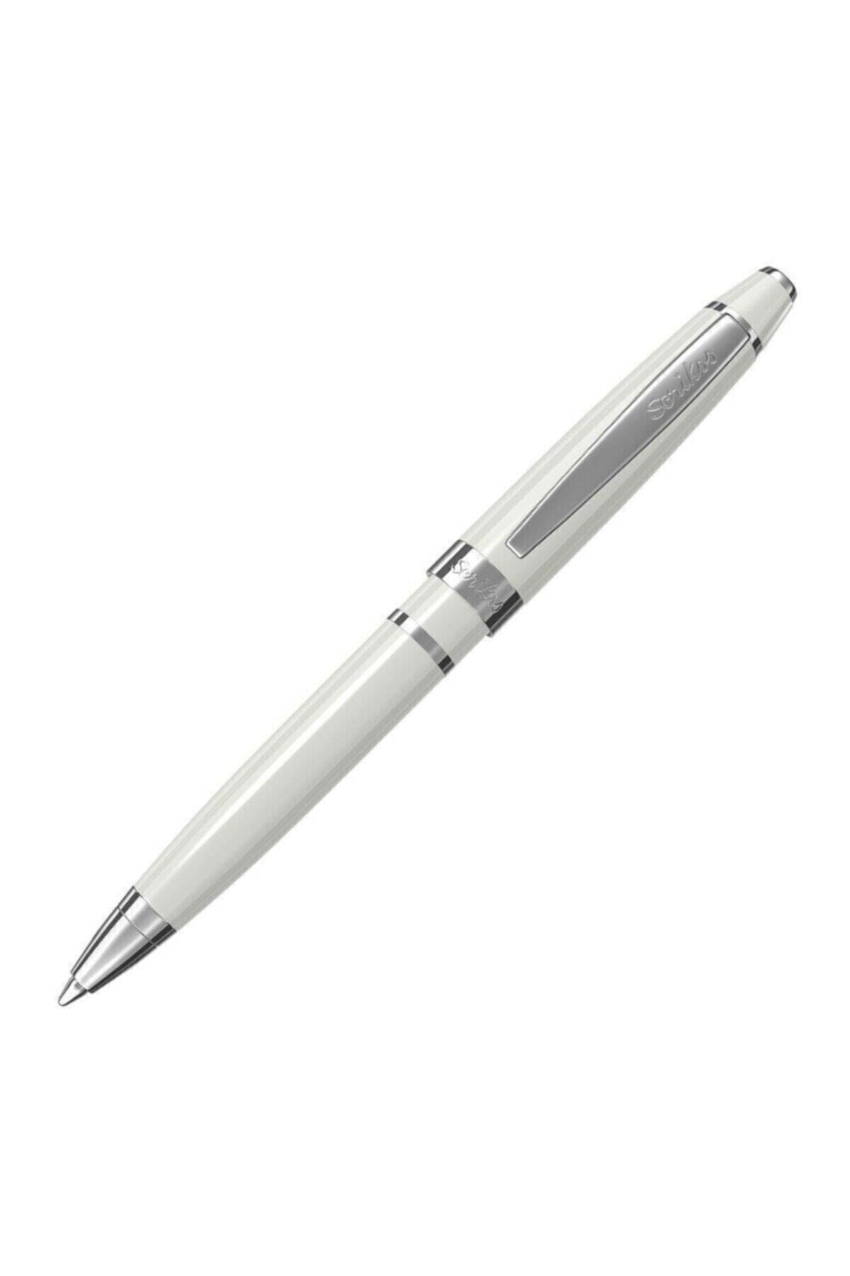 Scrikss Mini Pen Tükenmez Kalem Inci Beyazı