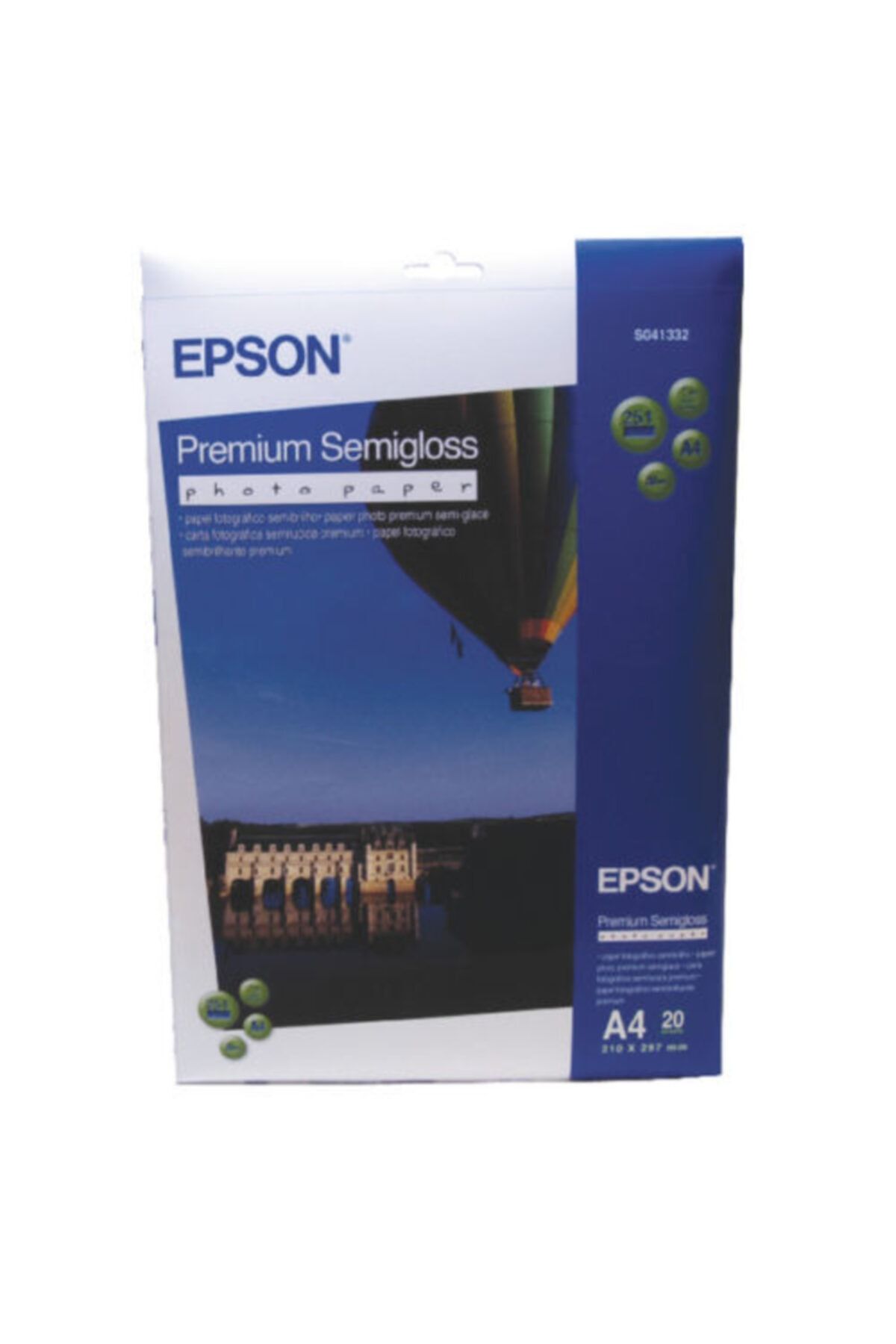 Epson A4 251 Gram 20 Li Premium Semigloss Fotoğraf Kağıdı S041332