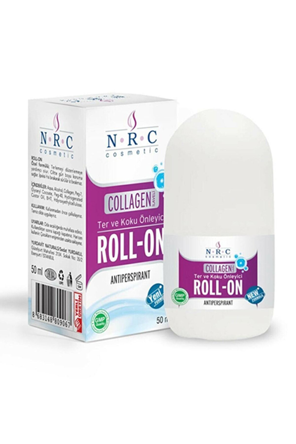 NCR Nrc Roll-on Collagen Takviyeli Antiperspirant 50ml Ter Ve Koku Önleyici