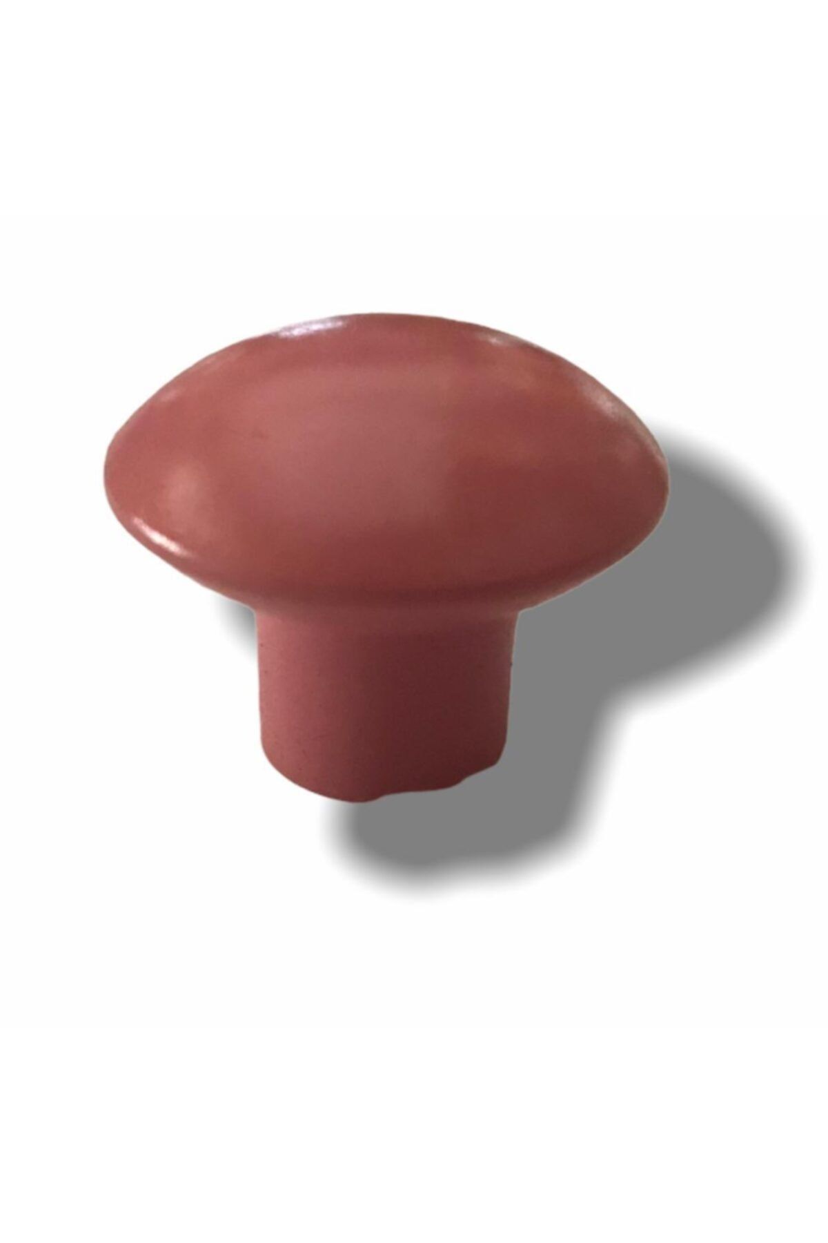 Özgül Pembe Mantar Düğme 35mm Çaplı Çocuk Odası Vestiyer Dolap Çekmece Kapak Kulbu