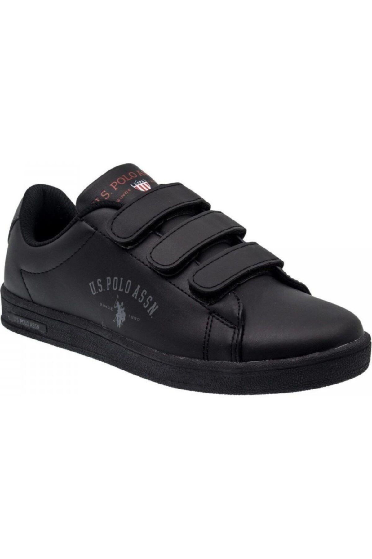 U.S. Polo Assn. Assn. Sınger Siyah Cırtlı Erkek-kız Çocuk Sneaker Spor Ayakkabı