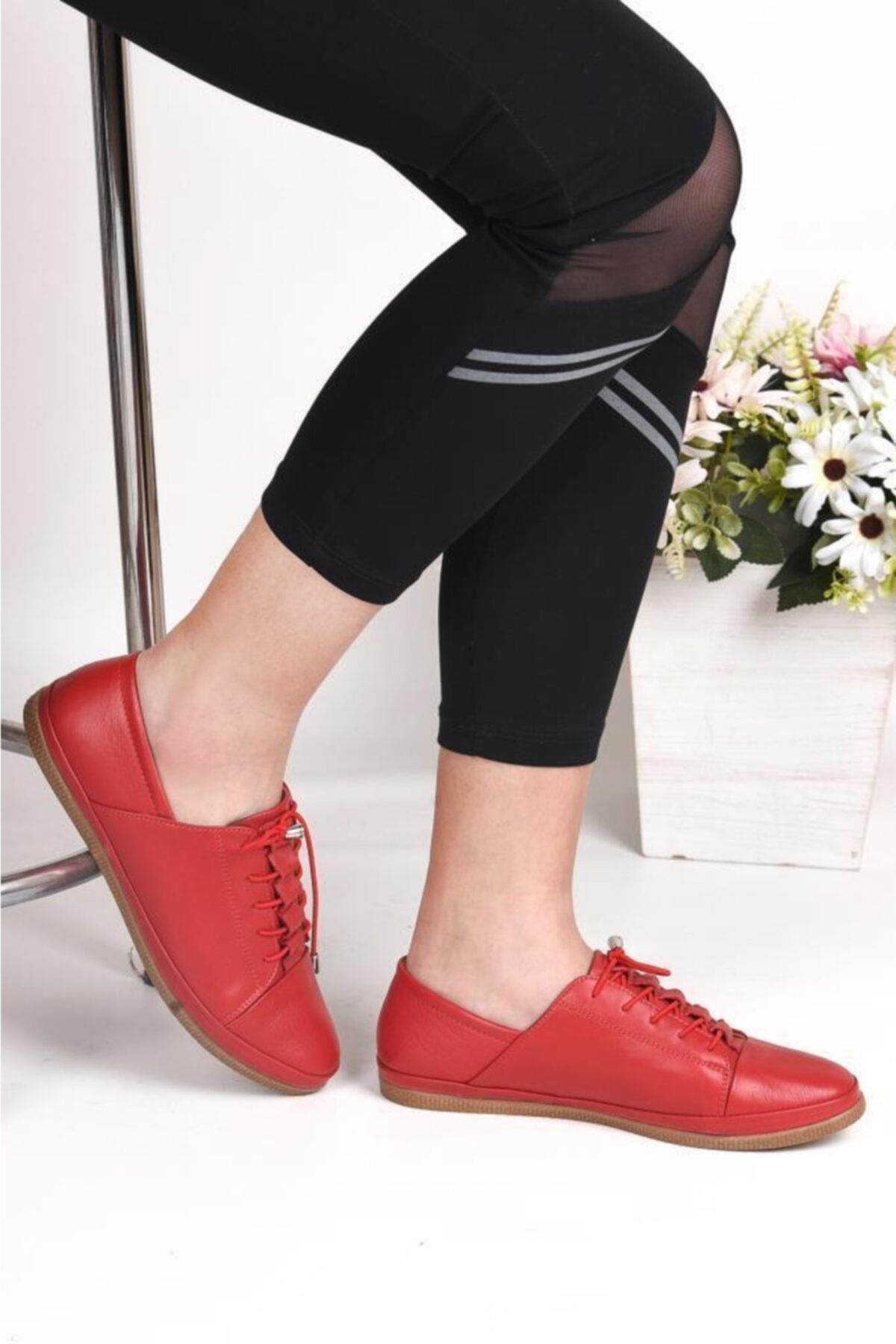 Pandora Hs096 Orto Pedik Deri Kadın Günlük Ayakkabı