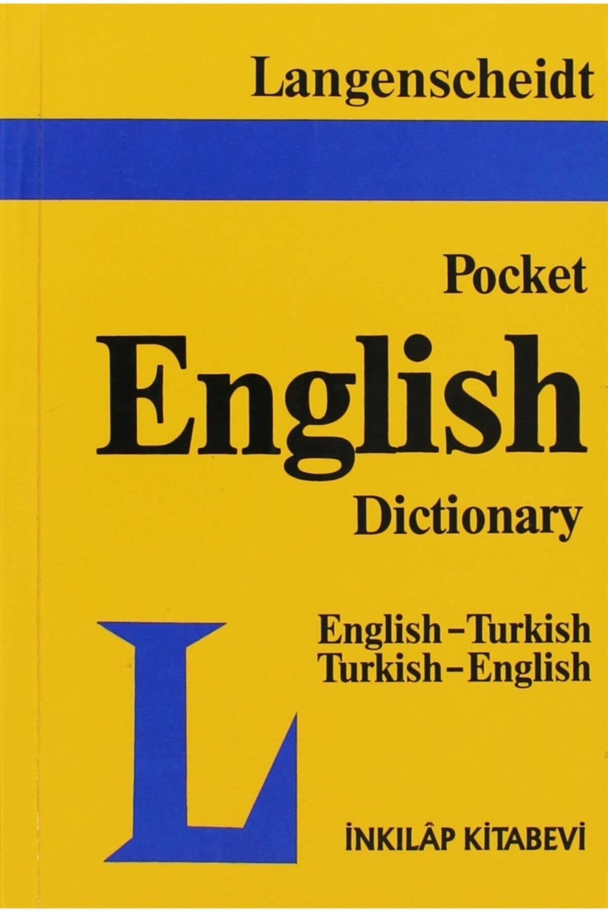 İnkılap Kitabevi Langenscheidt Pocket English Dictionary English-turkish / Turkish-english