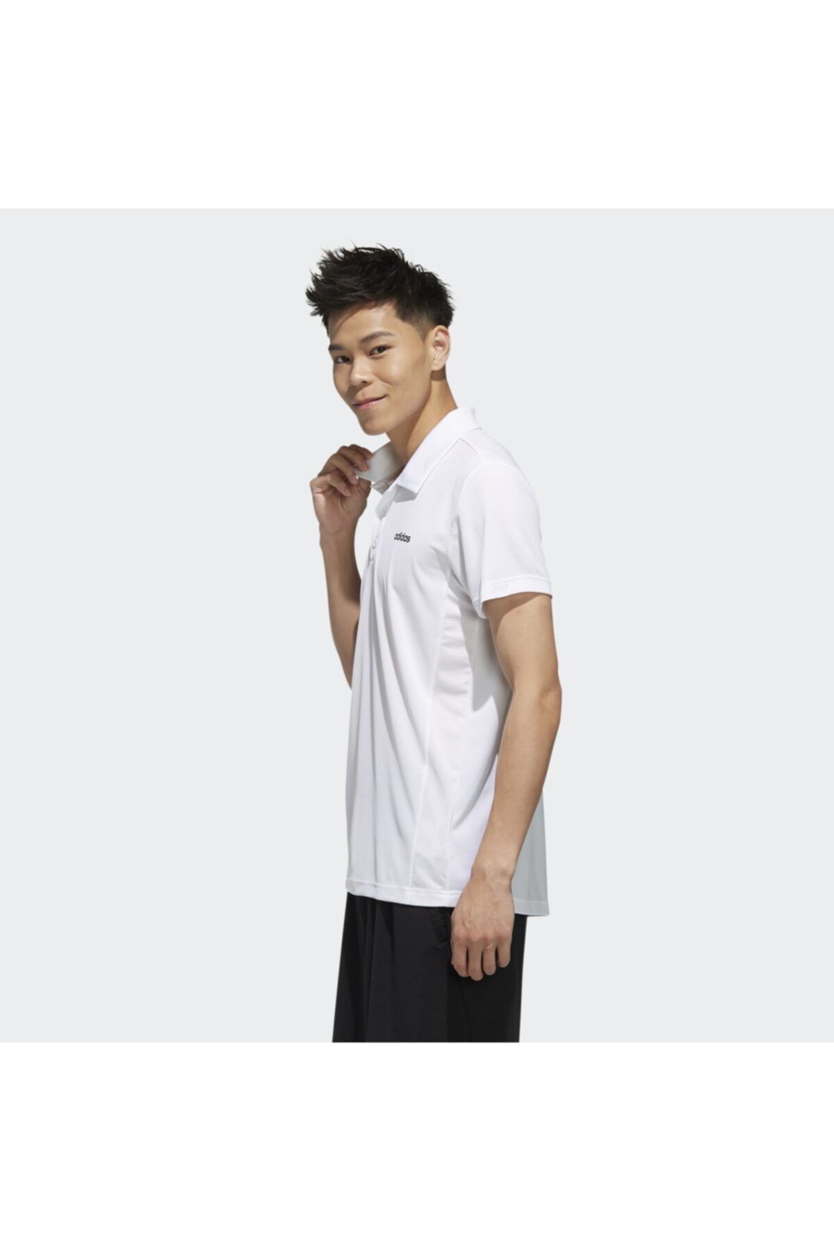 adidas M D2M 3S PO Beyaz Erkek T-Shirt 101069161
