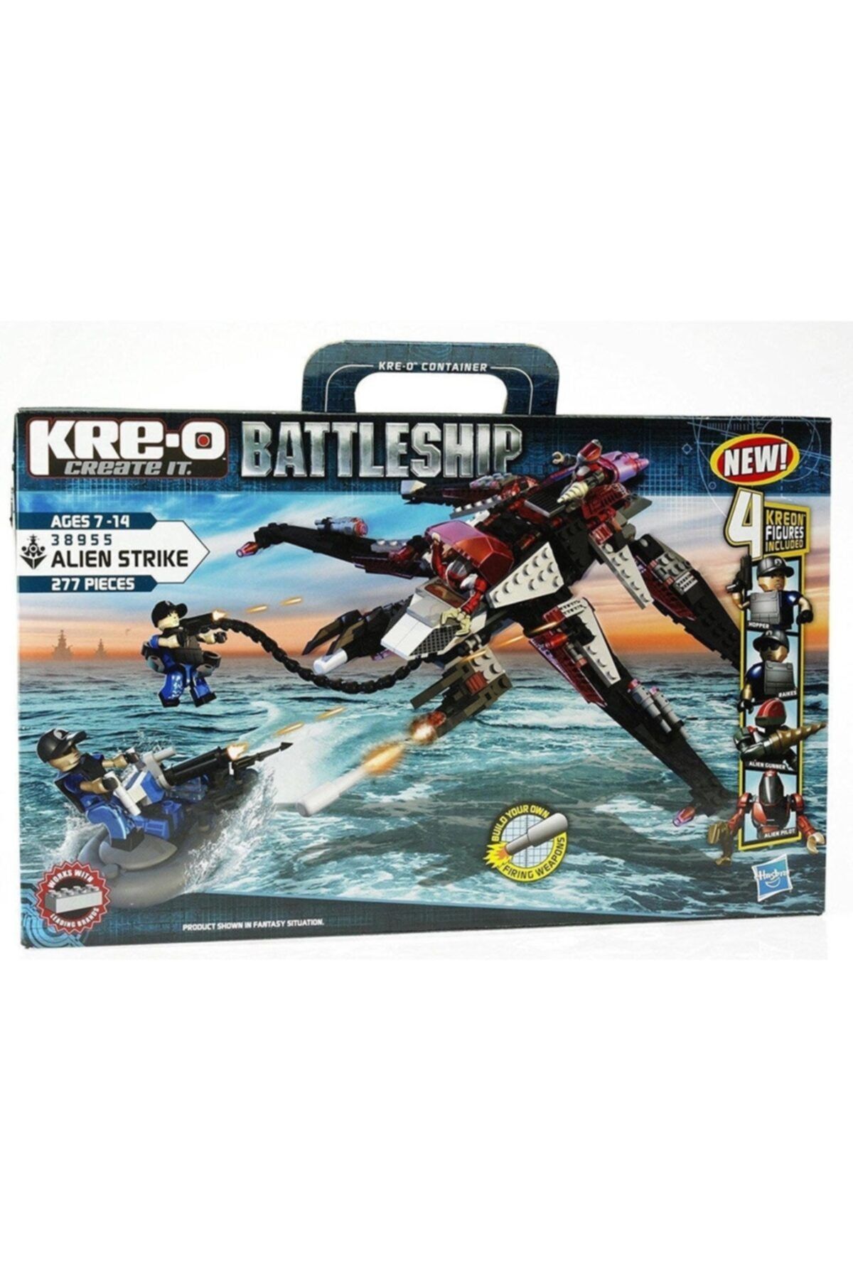 toysandmore Kre-o Battleship Alien Strike Lego 277 Parça Orjinal Hasbro Oyuncak