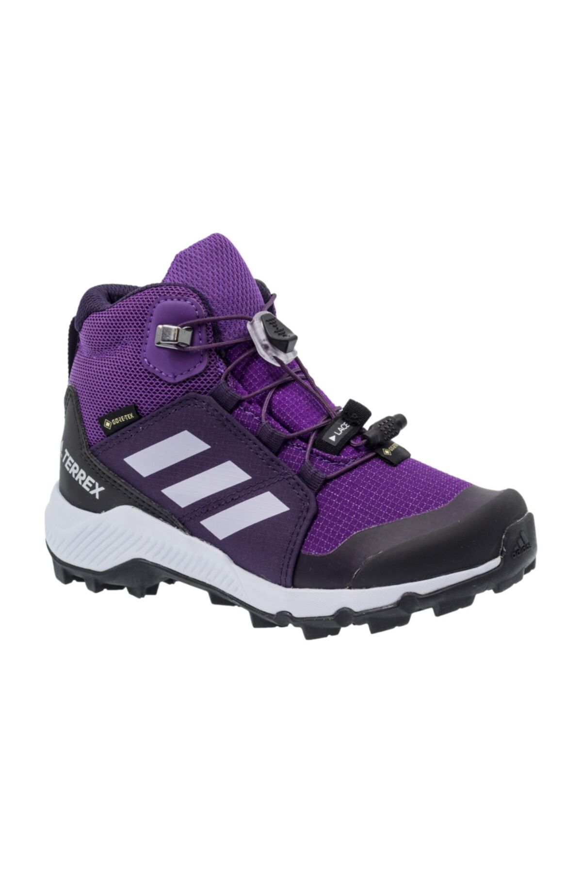 adidas Terrex Mid Gore-tex Çocuk Mor Outdoor Bot (BC0597)