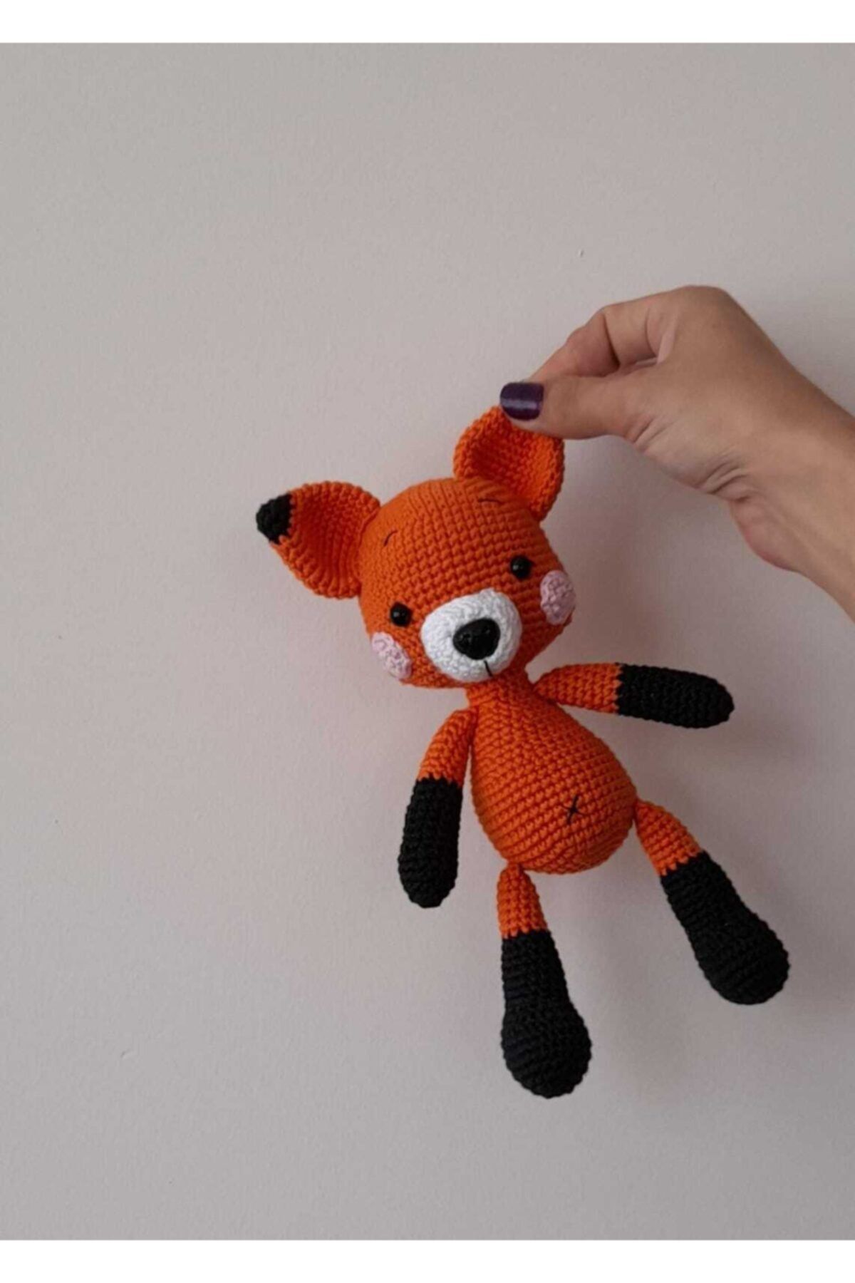 OYUNCAKPARK Kurnaz Tilki Amigurumi Organik Oyuncak