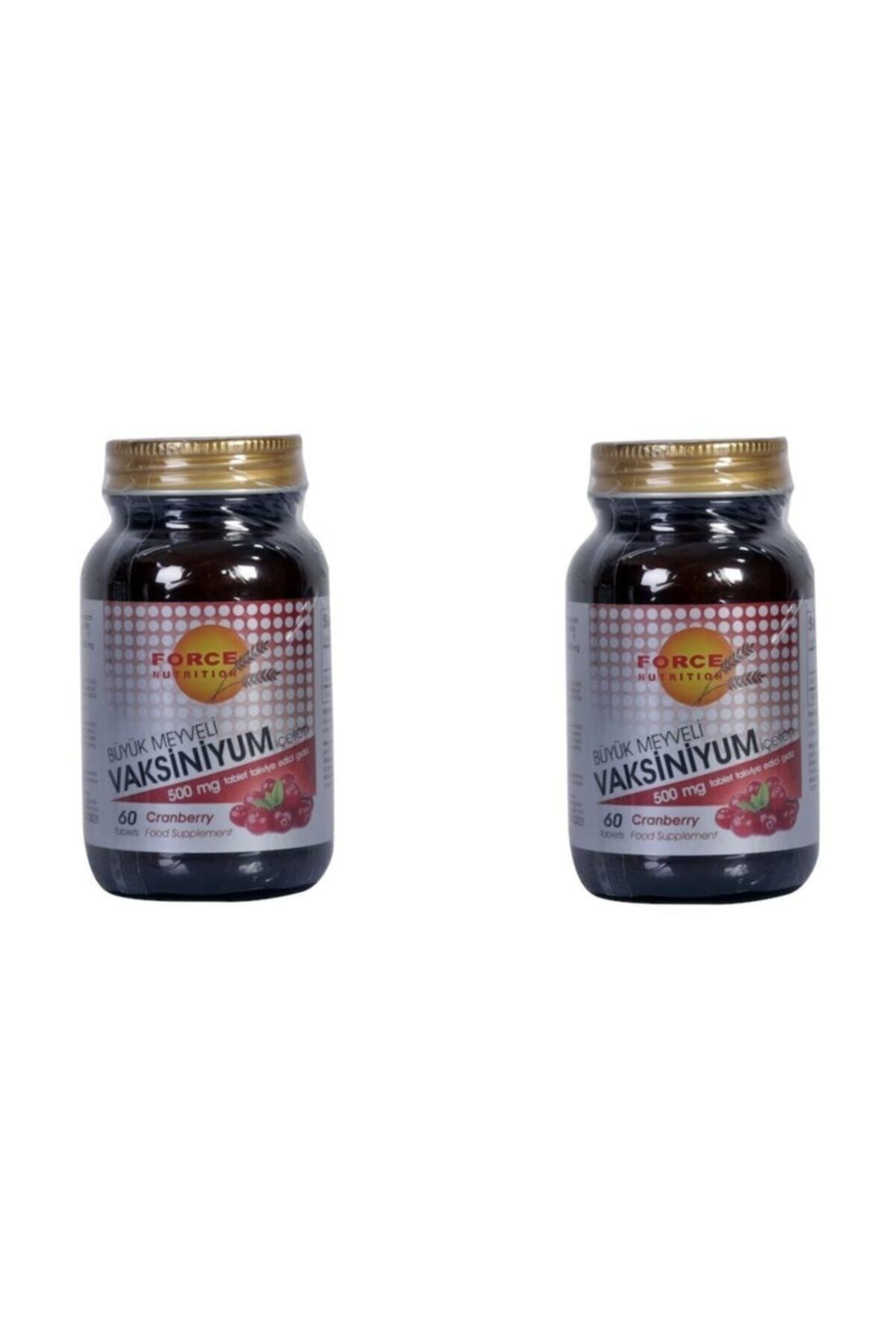 Force Nutrition Cranberry 500 mg 60 Tablet 2 Kutu-büyük Meyveli Vaksiniyum