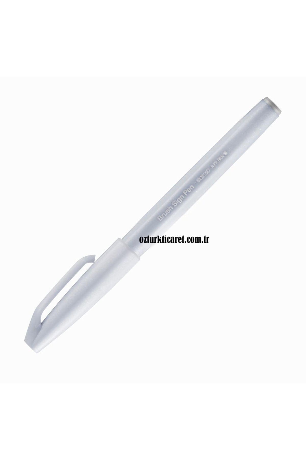 Pentel Brush Sign Pen Touch Light Grey