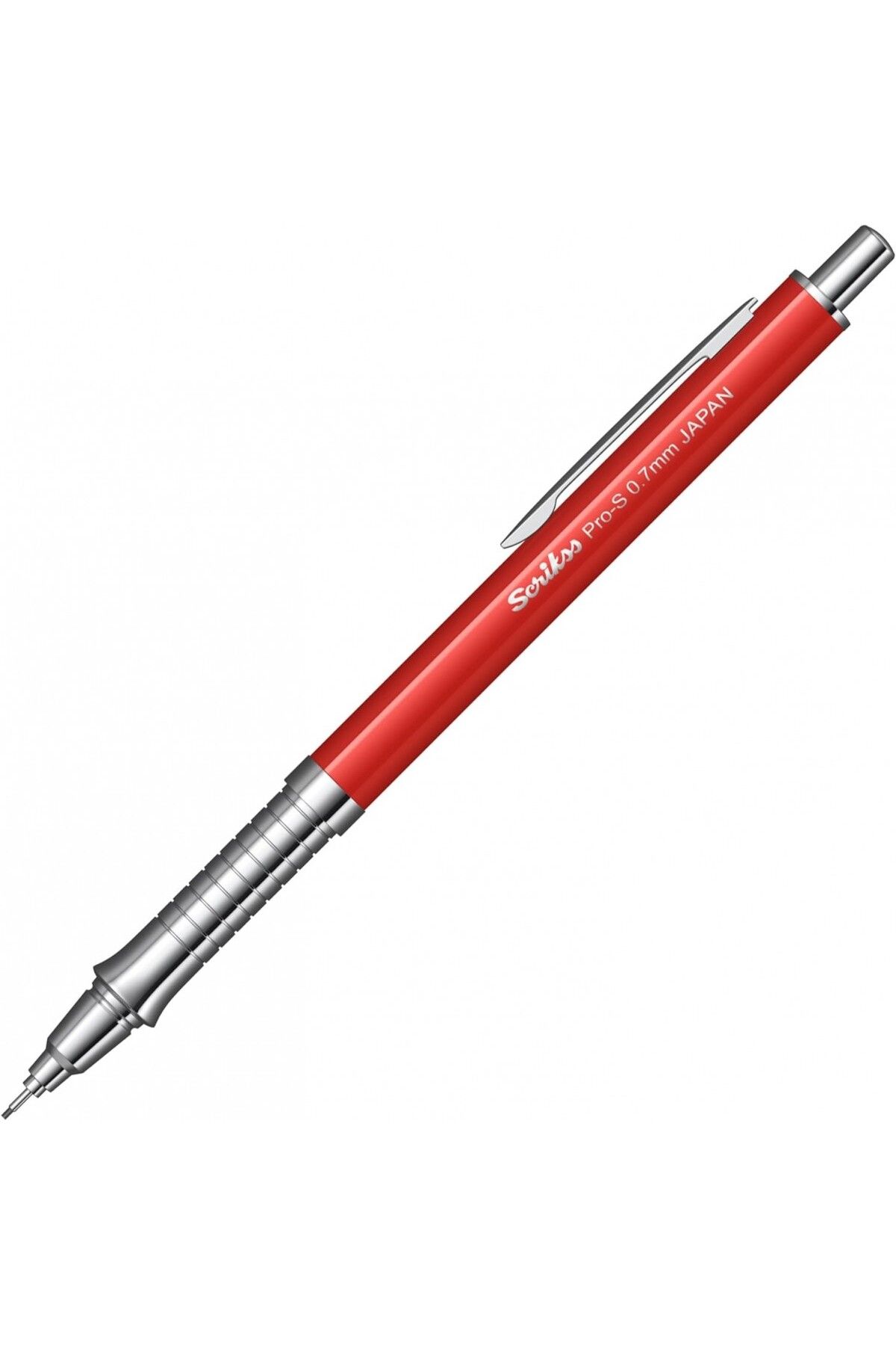 Scrikss Pro-s 0.7mm Mekanik Kurşun Kalem Kırmızı /