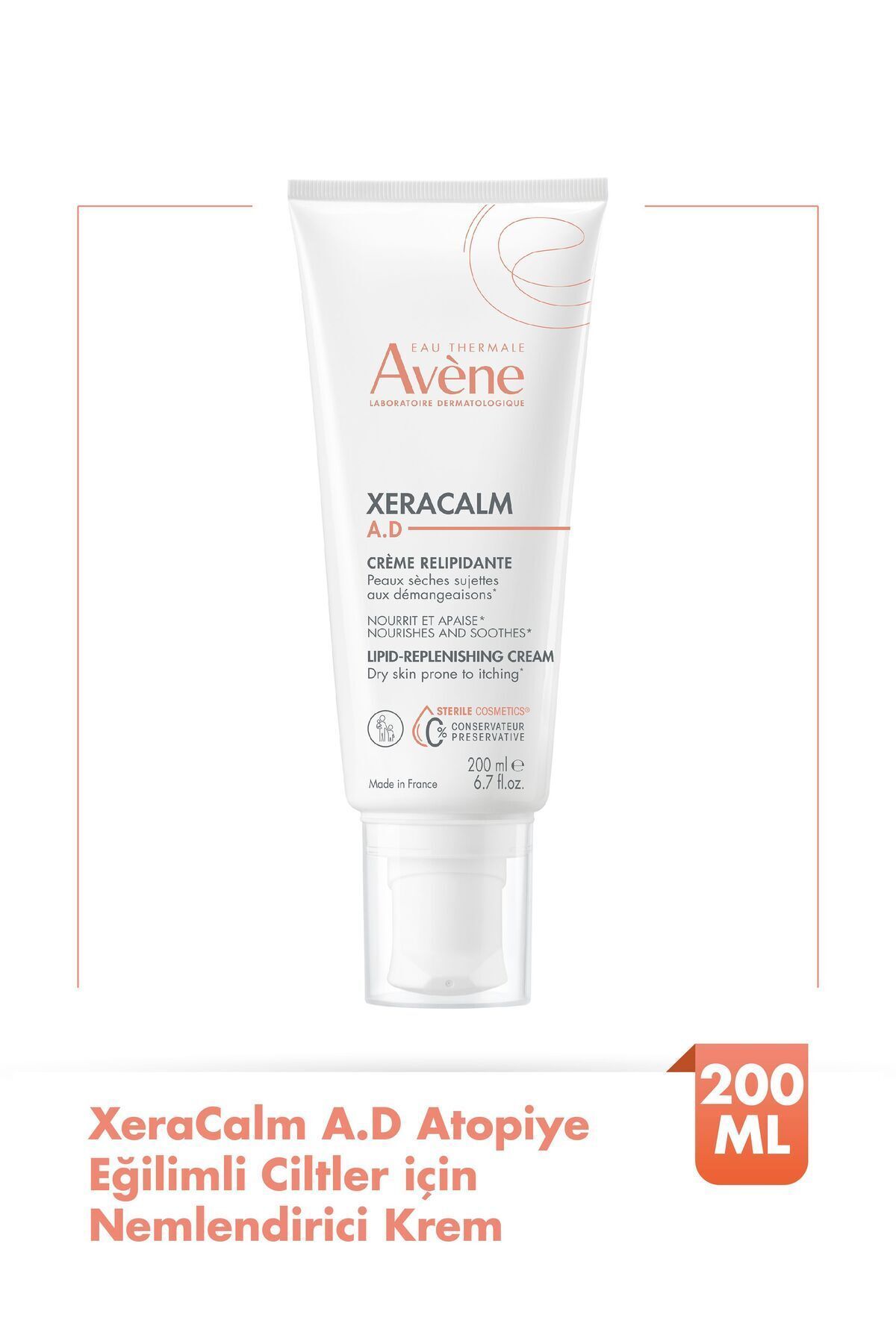 Avene Xeracalm A.d. Lipid Replenishing Cream 200 ml